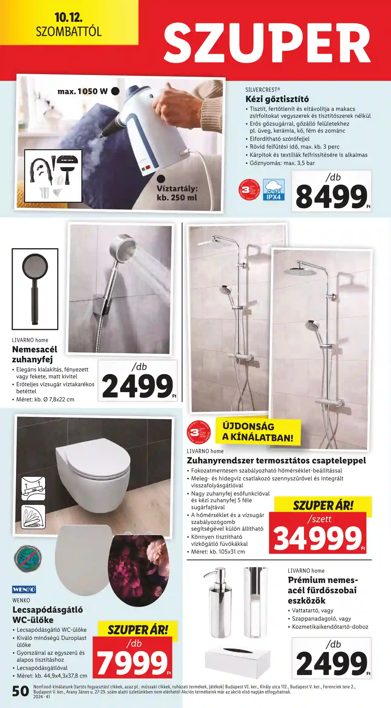 Lidl akciós újság 41. hét (Érvényes 10.10-től) (45 oldal)