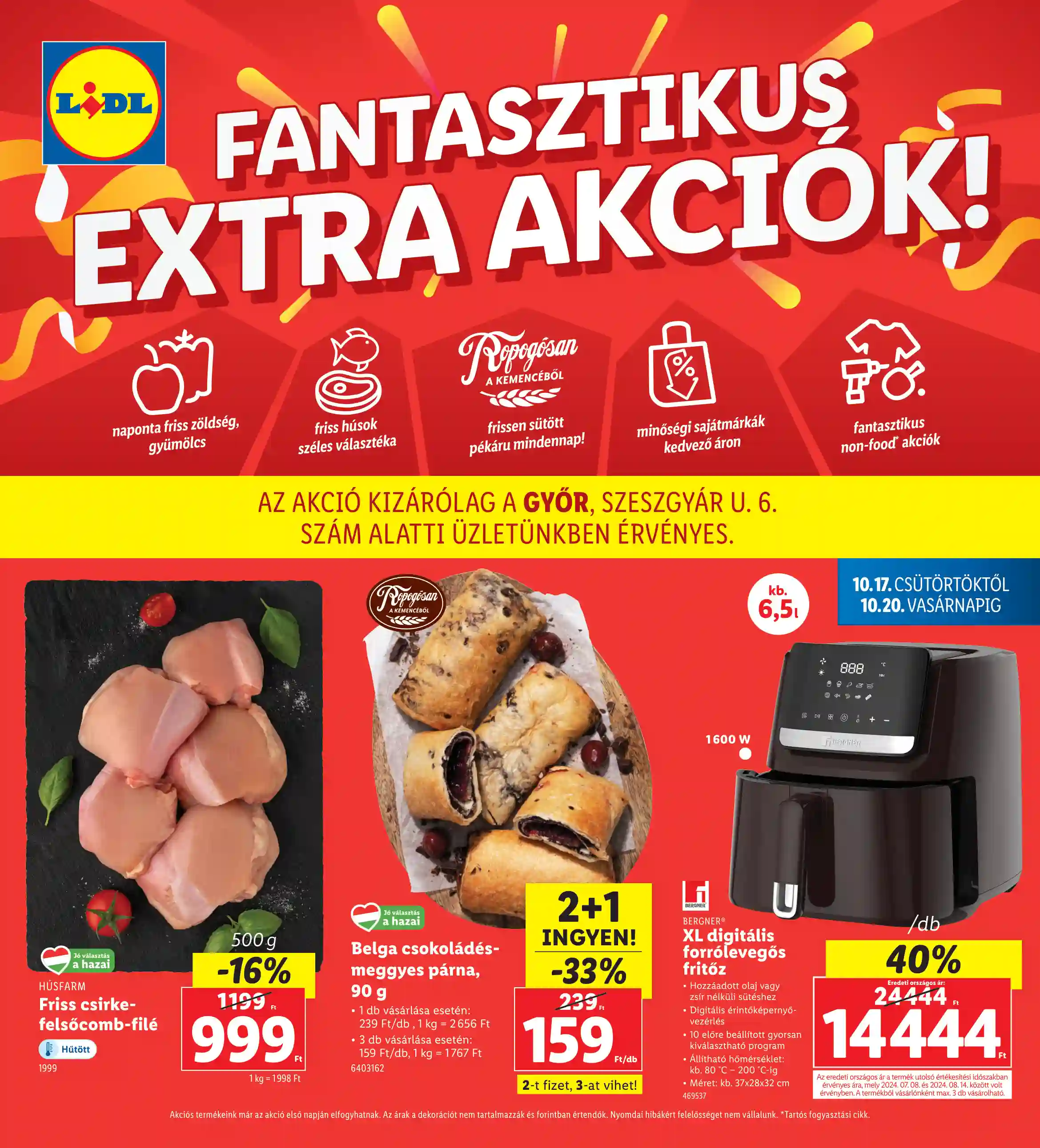 LIDL Regionális akciók – Győr 42.hét