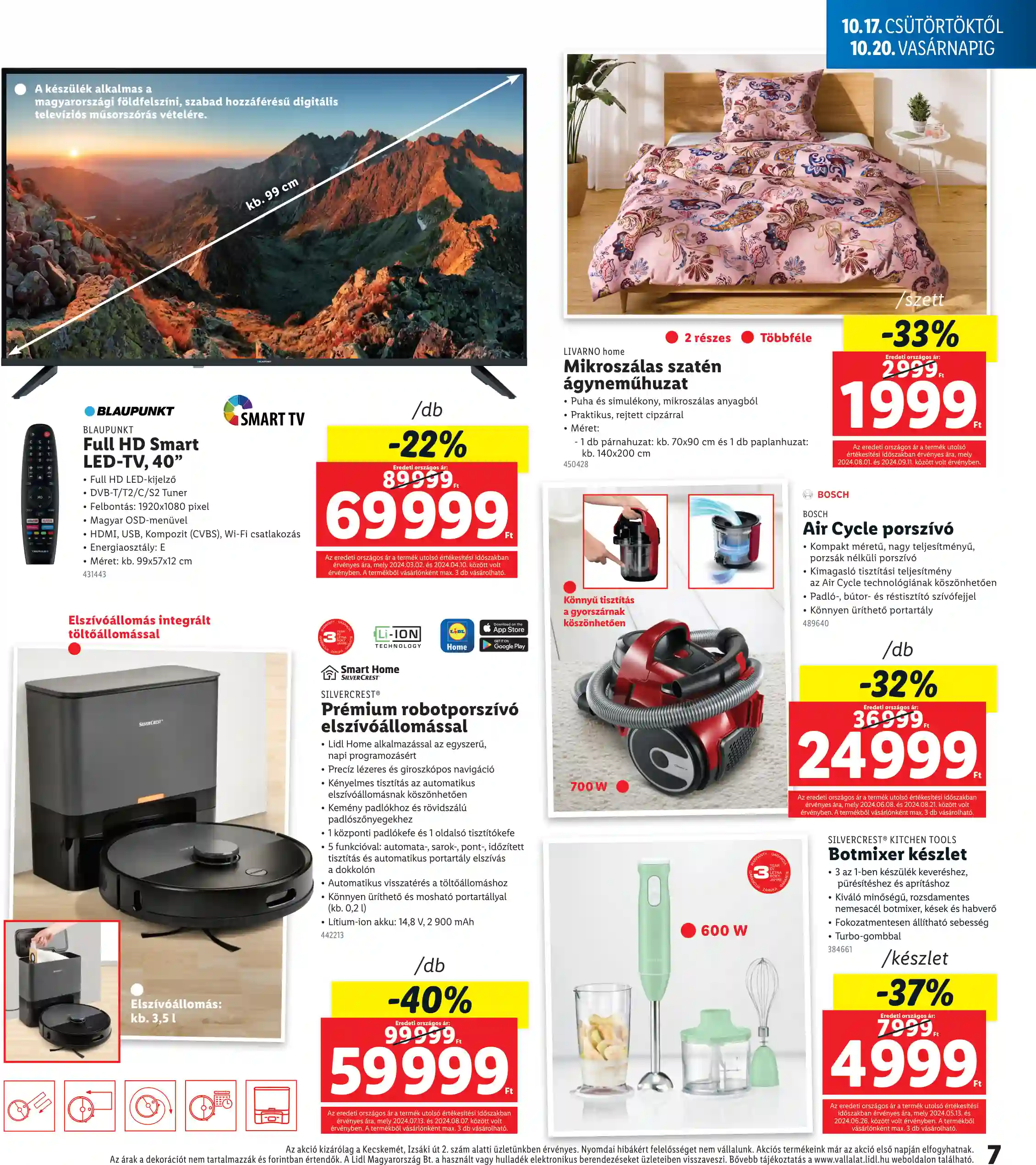 Lidl akciós újság 42. hét (Regionális akciók – Kecskemét) (7 oldal)