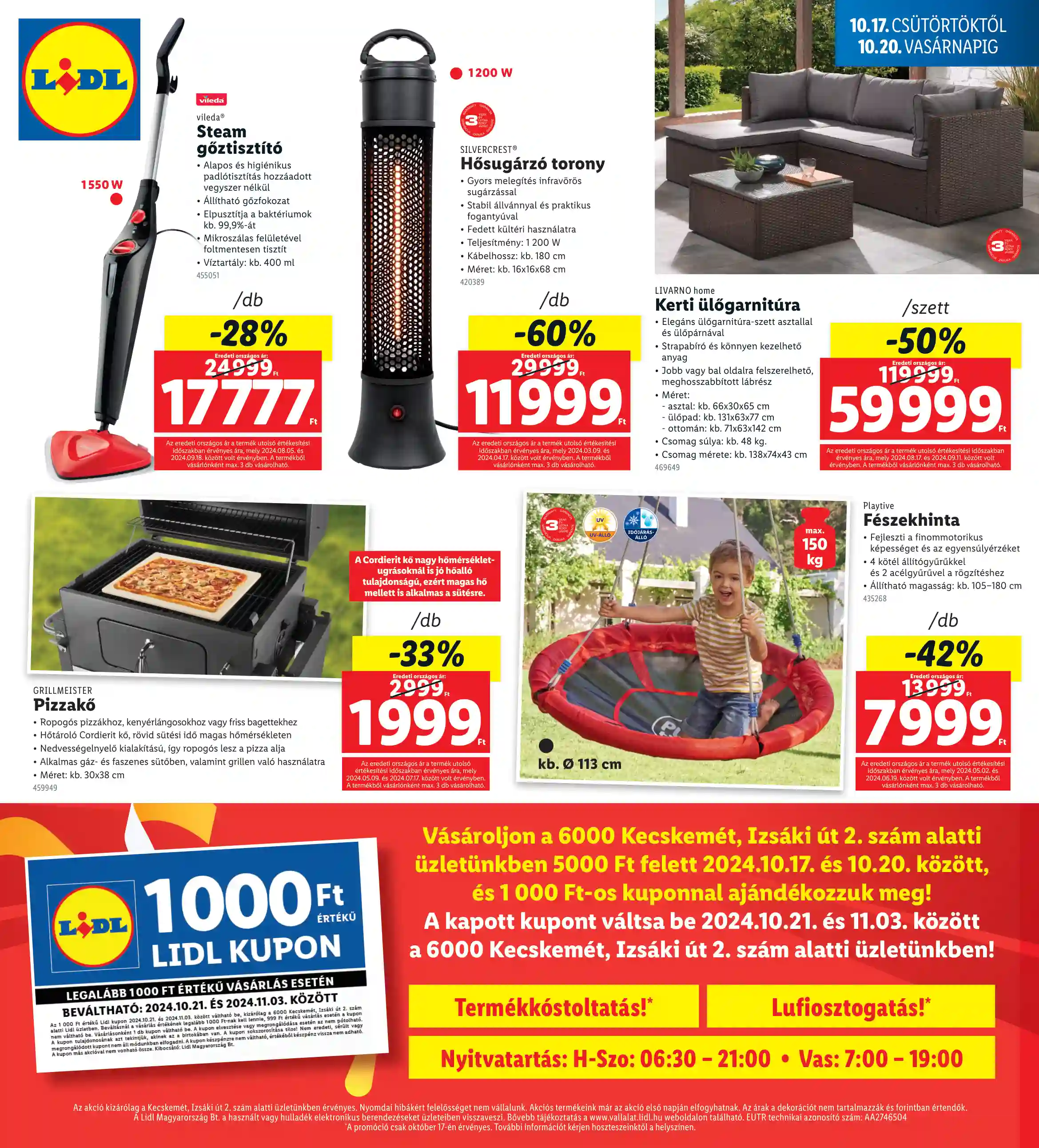 Lidl akciós újság 42. hét (Regionális akciók – Kecskemét) (8 oldal)