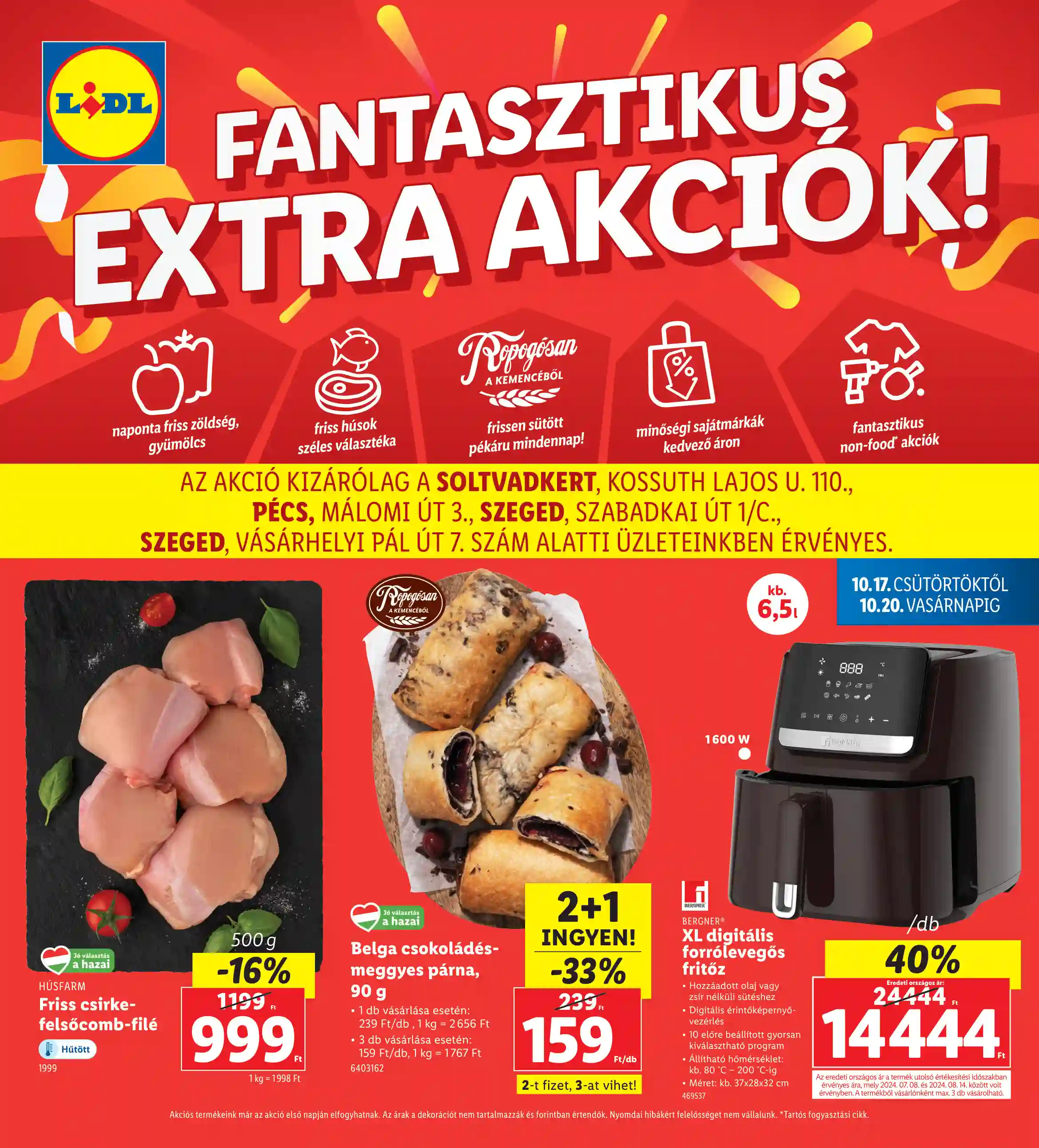 LIDL Regionális akciók 42.hét