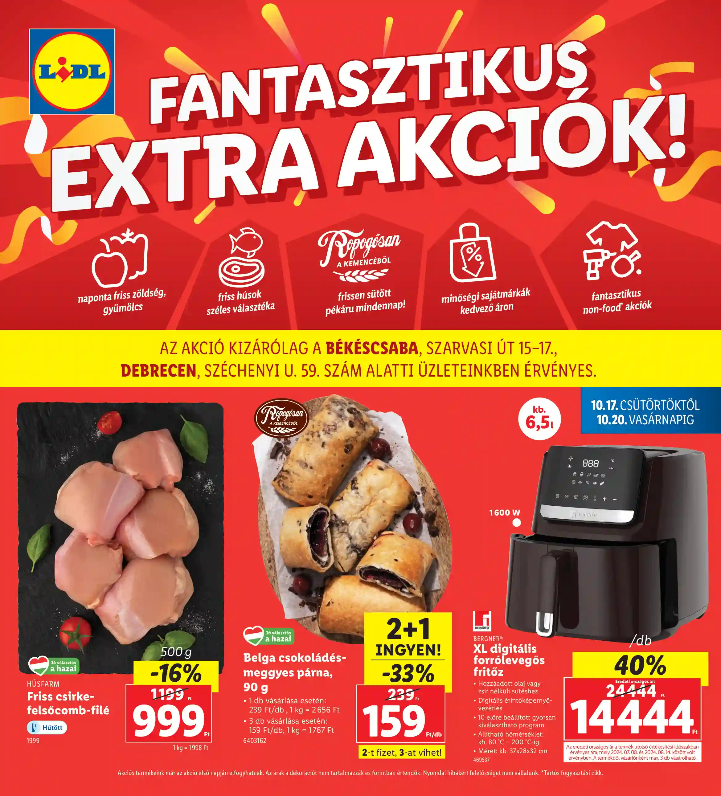 LIDL Regionális akciók 42.hét