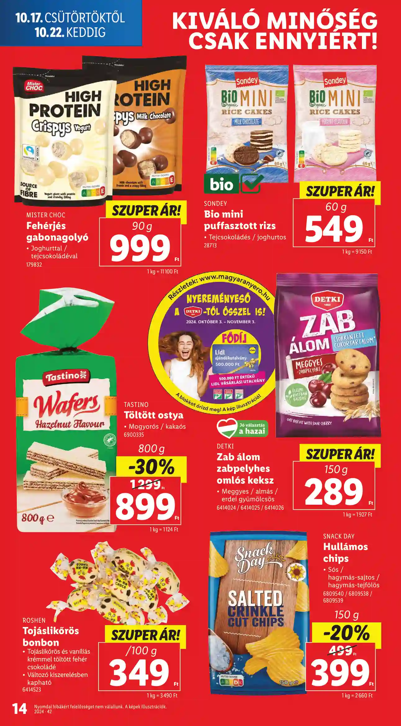 Lidl akciós újság 42. hét (Érvényes 10.17-től) (6 oldal)