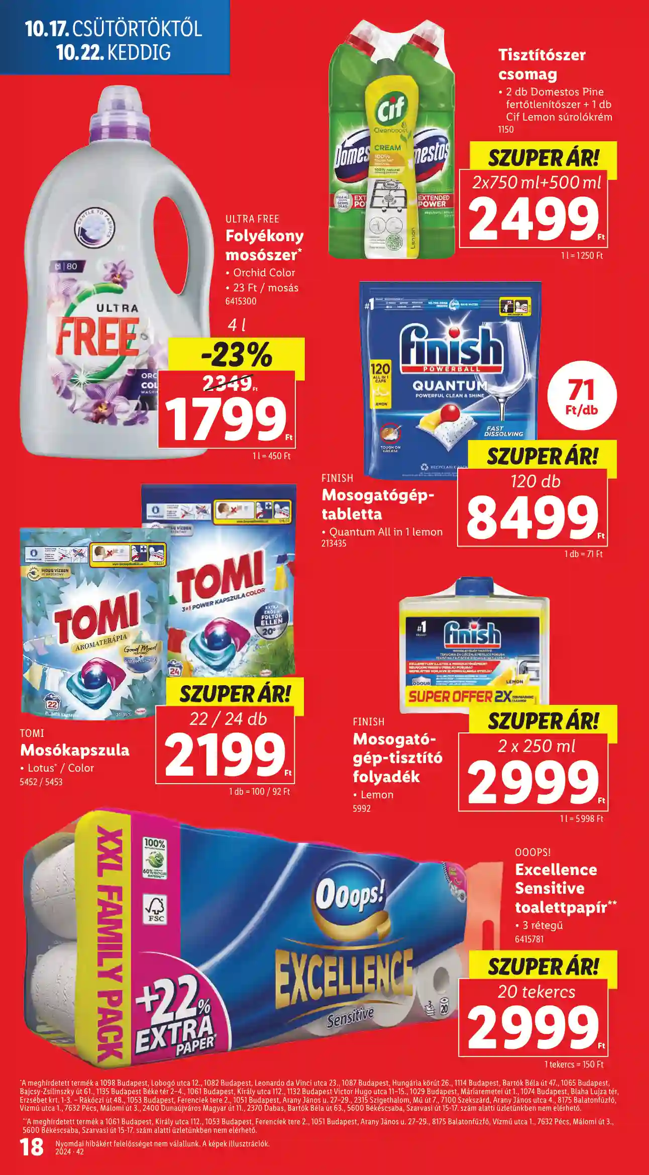 Lidl akciós újság 42. hét (Érvényes 10.17-től) (10 oldal)