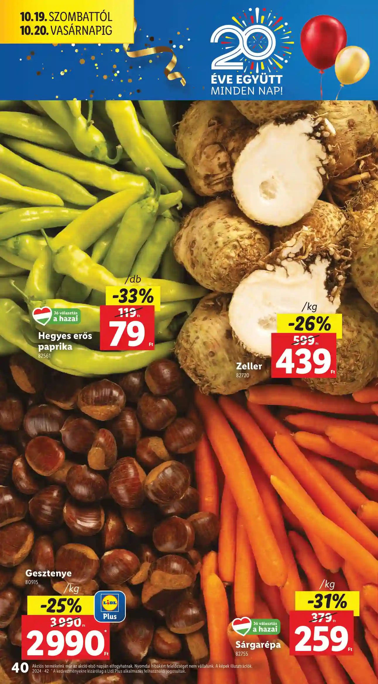 Lidl akciós újság 42. hét (Érvényes 10.17-től) (34 oldal)
