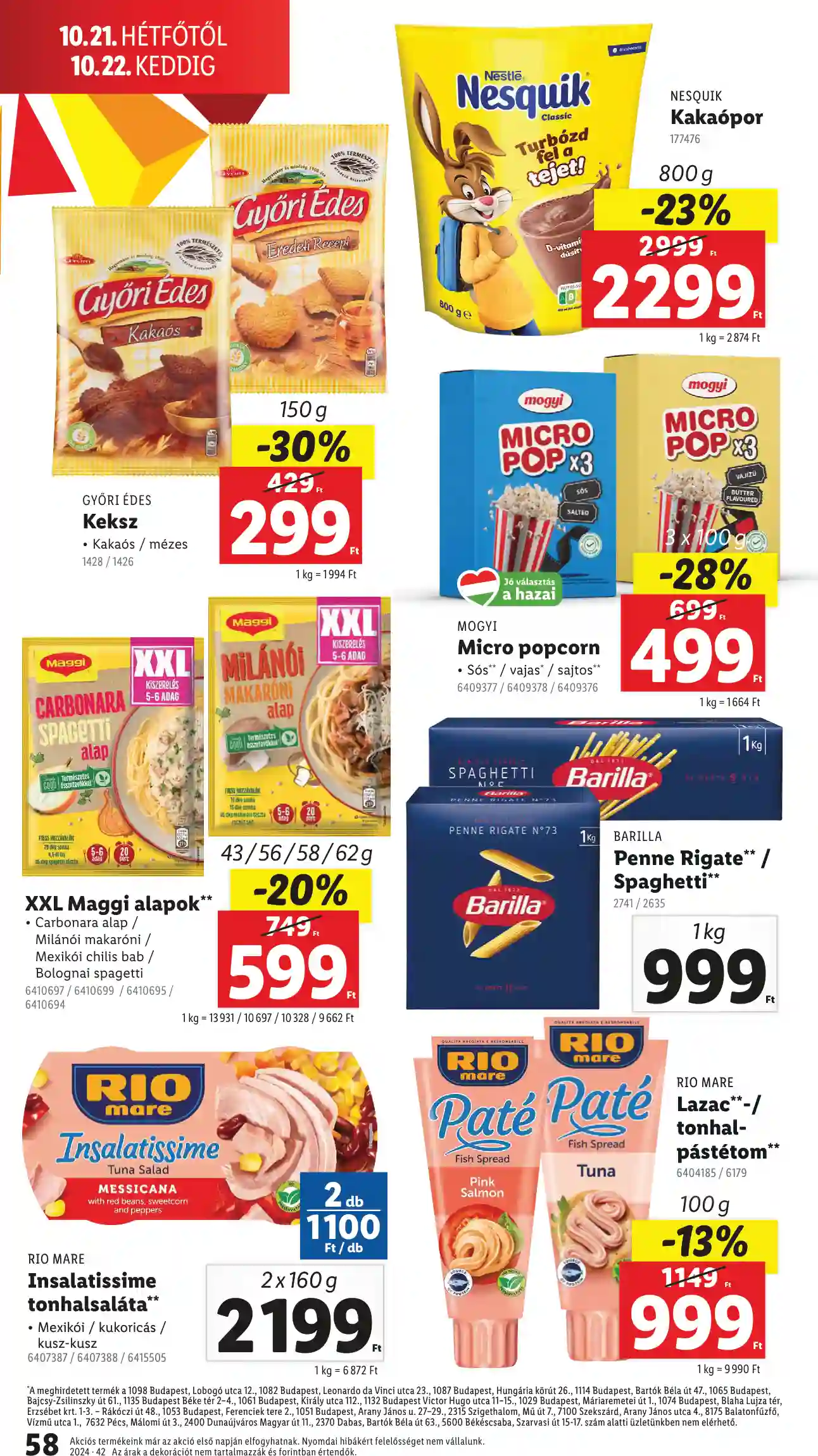 Lidl akciós újság 42. hét (Érvényes 10.17-től) (54 oldal)