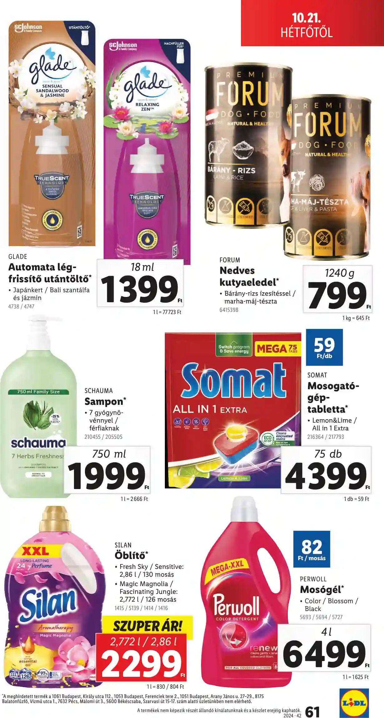 Lidl akciós újság 42. hét (Érvényes 10.17-től) (58 oldal)