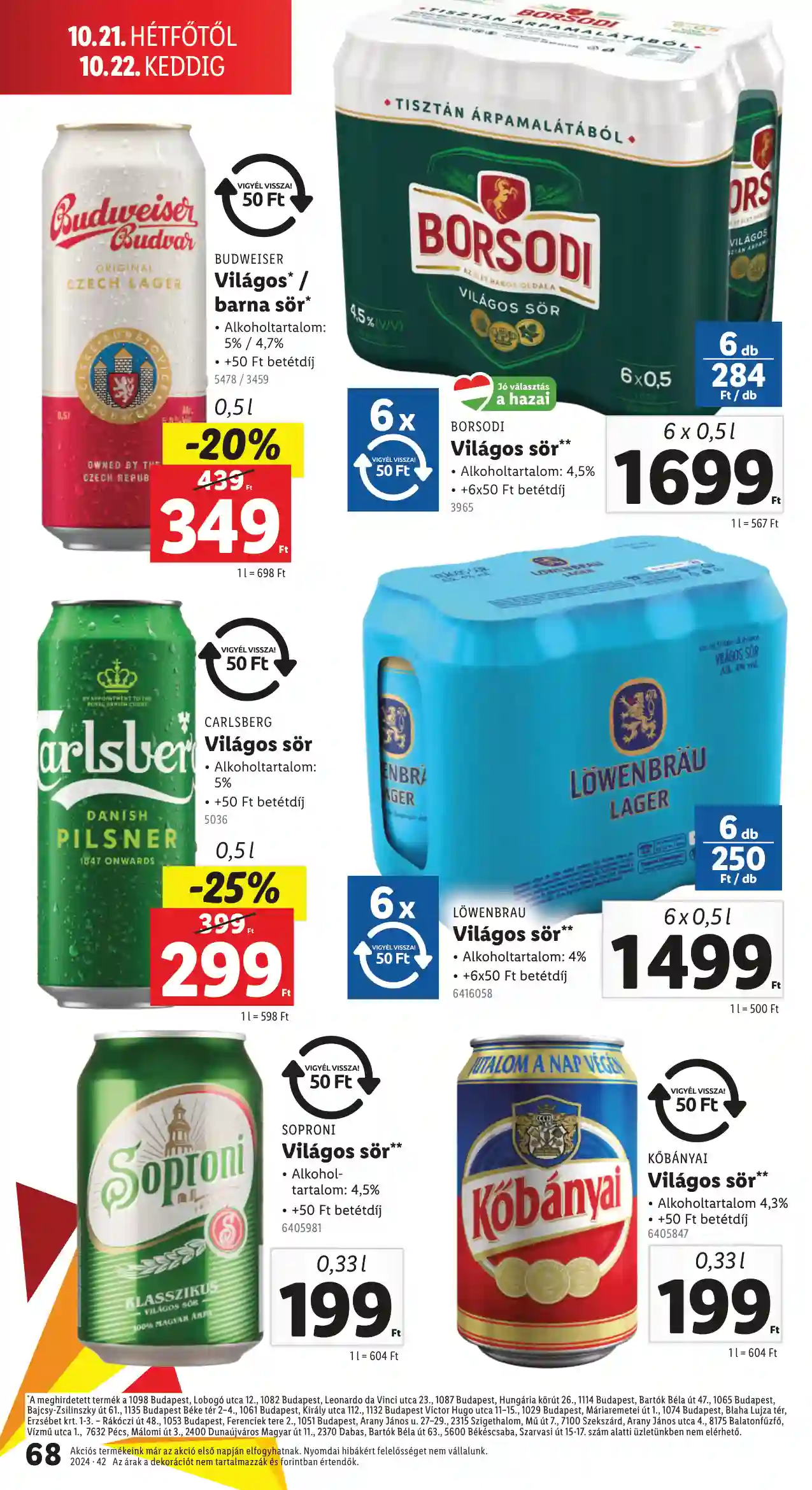 Lidl akciós újság 42. hét (Érvényes 10.17-től) (65 oldal)