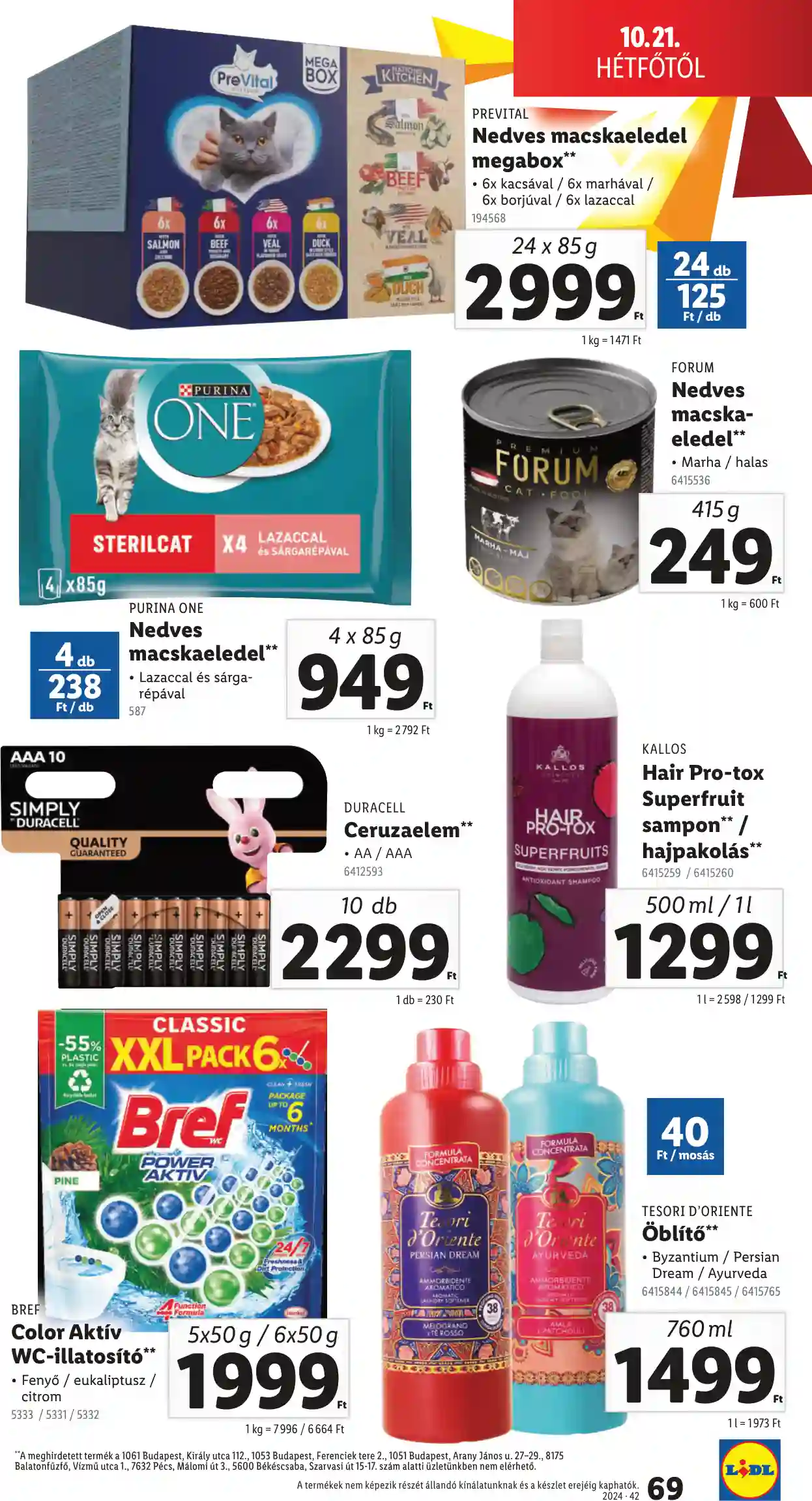 Lidl akciós újság 42. hét (Érvényes 10.17-től) (66 oldal)