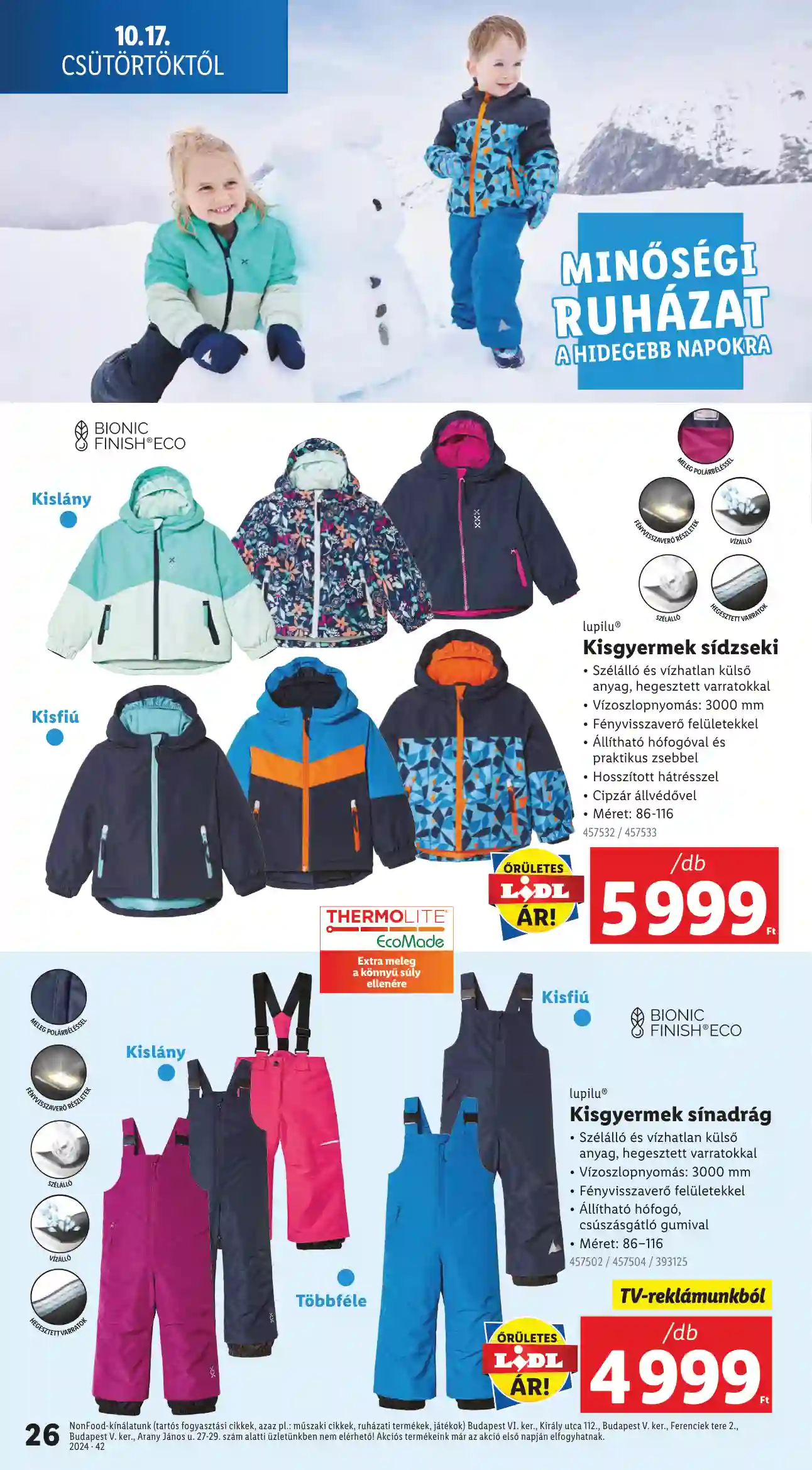 Lidl akciós újság 42. hét (Érvényes 10.17-től) (19 oldal)