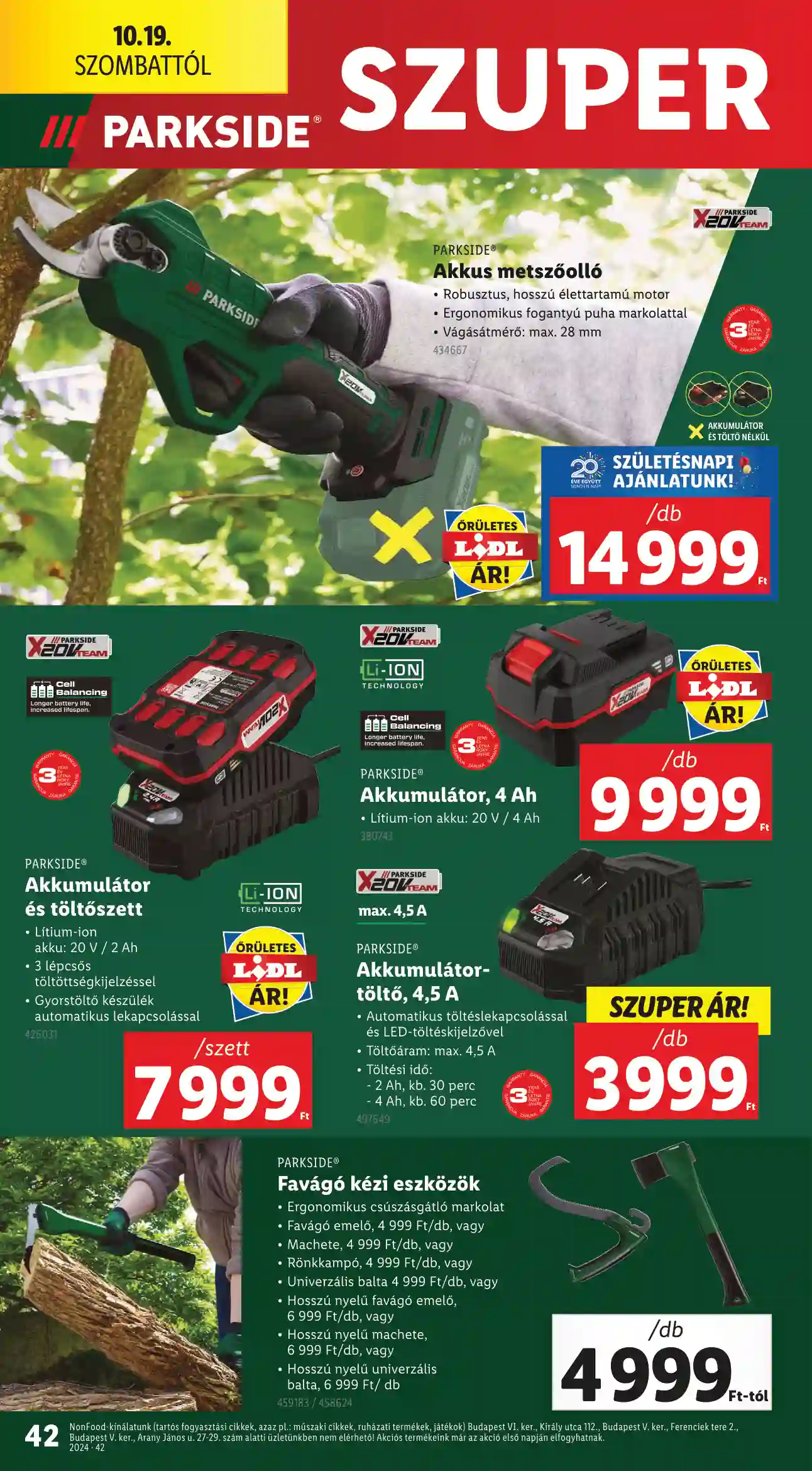 Lidl akciós újság 42. hét (Érvényes 10.17-től) (37 oldal)