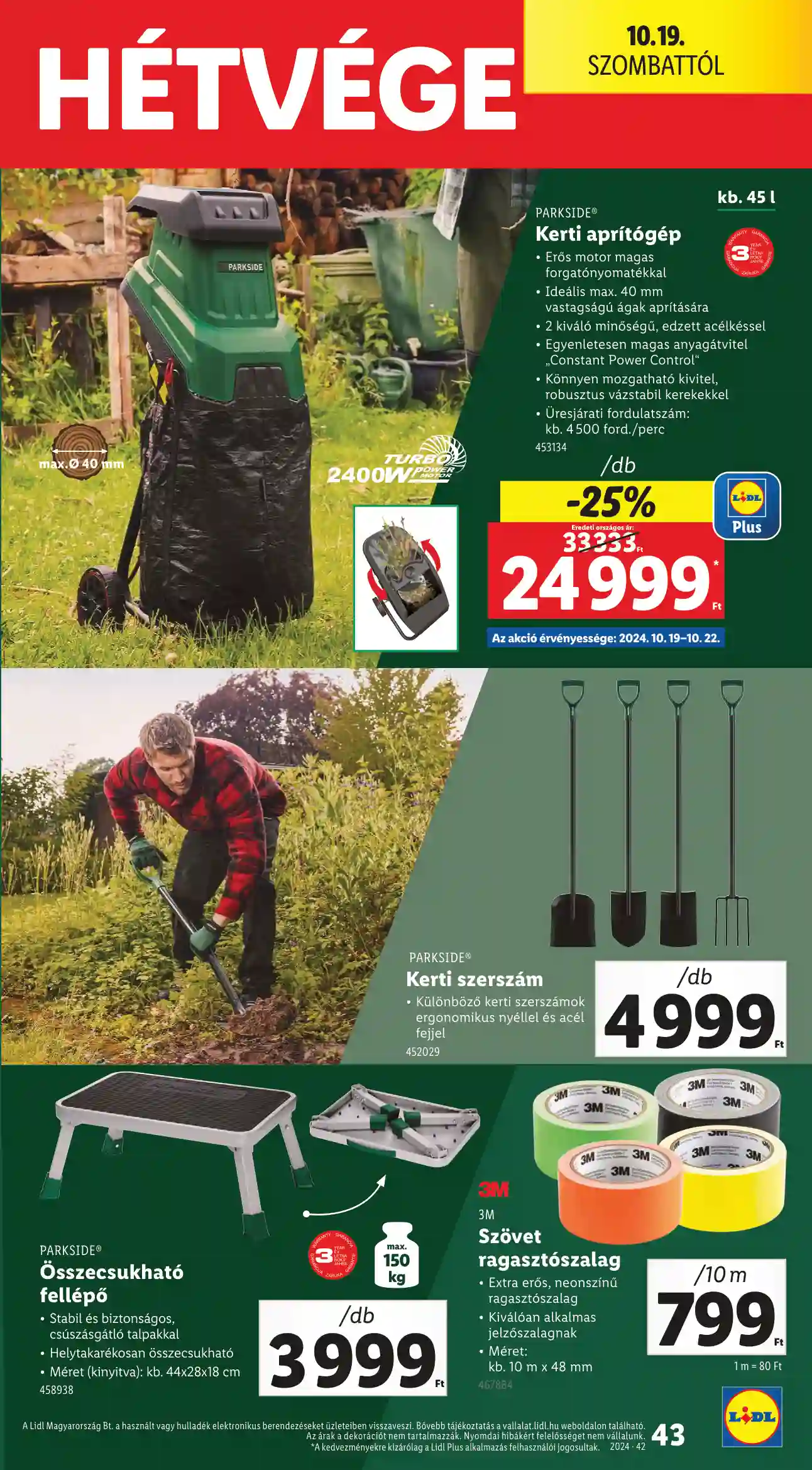 Lidl akciós újság 42. hét (Érvényes 10.17-től) (38 oldal)