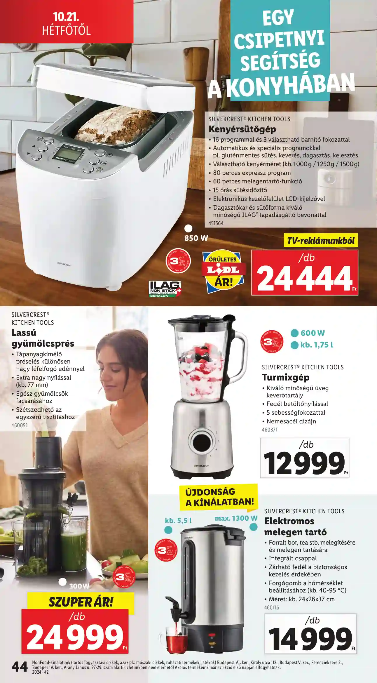 Lidl akciós újság 42. hét (Érvényes 10.17-től) (39 oldal)