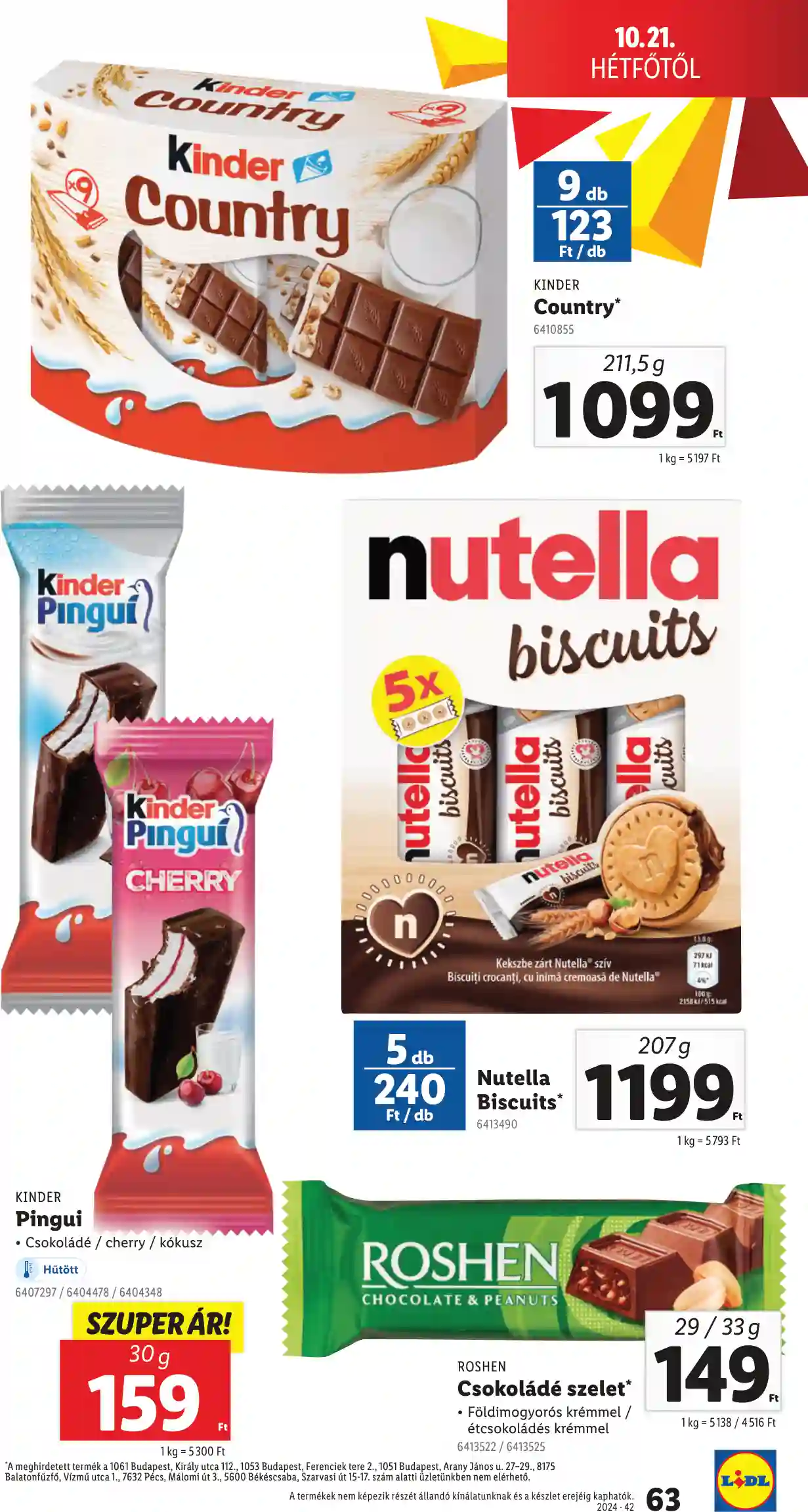 Lidl akciós újság 42. hét (Érvényes 10.17-től) (60 oldal)