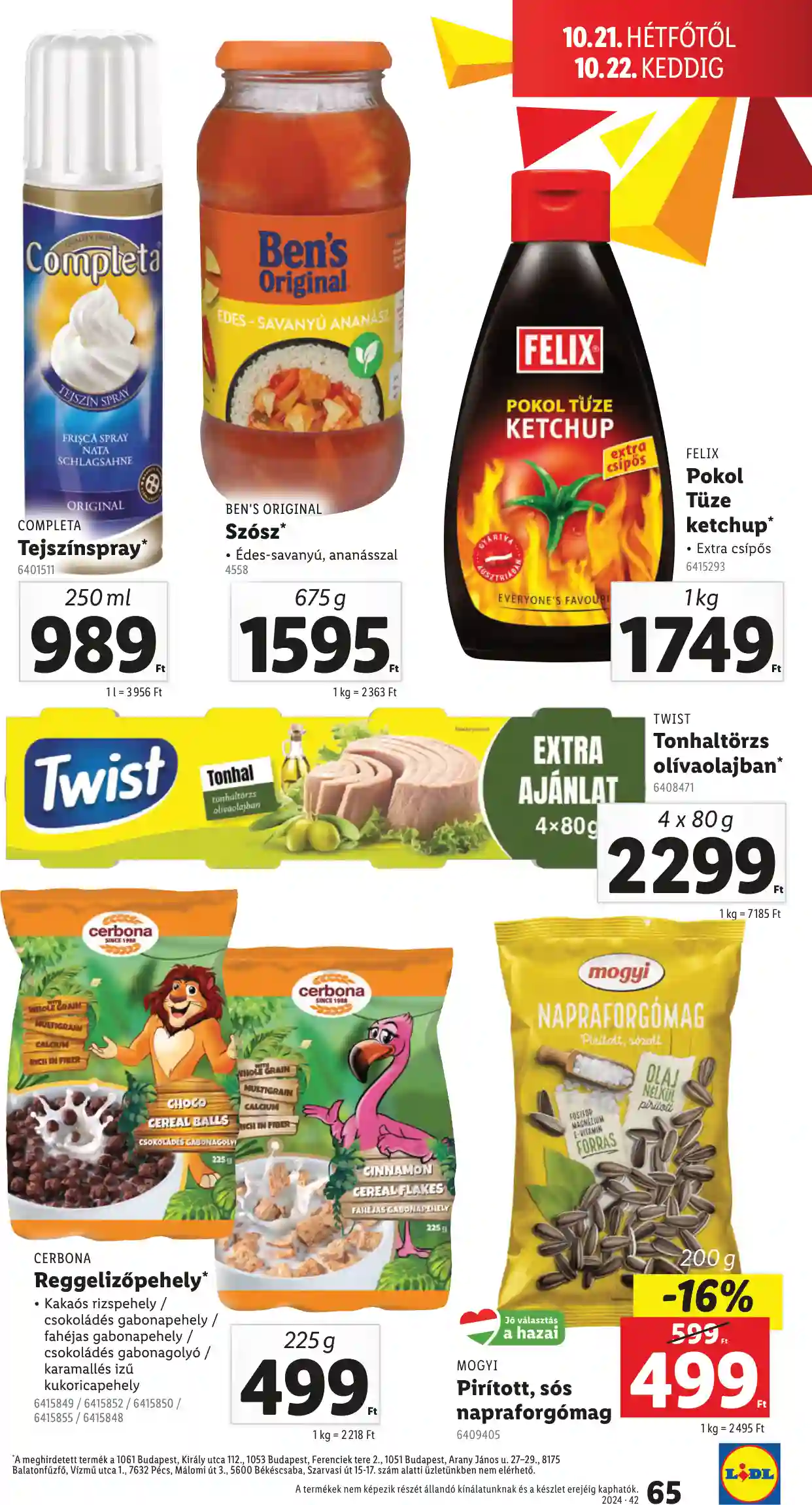 Lidl akciós újság 42. hét (Érvényes 10.17-től) (62 oldal)