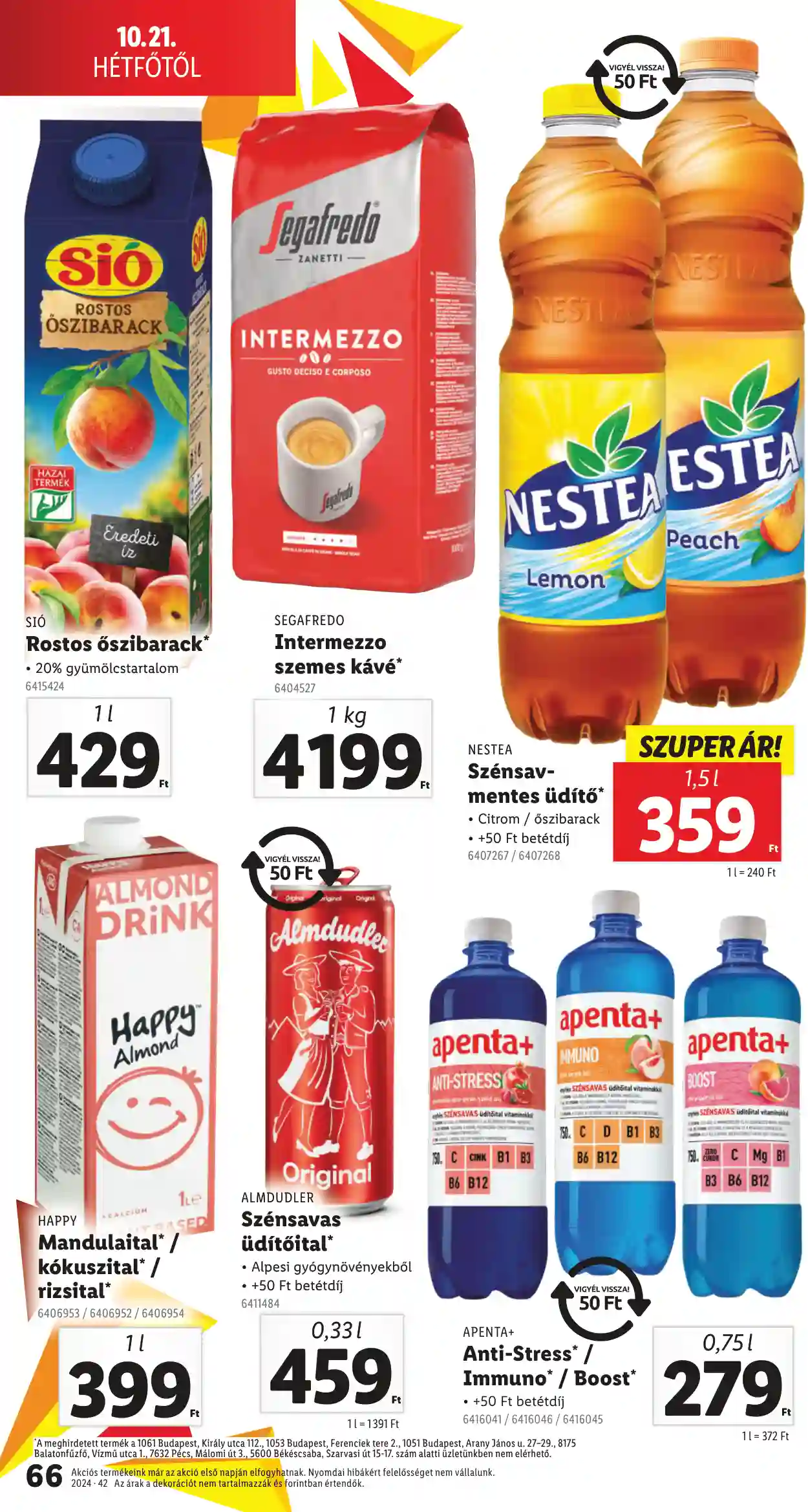 Lidl akciós újság 42. hét (Érvényes 10.17-től) (63 oldal)