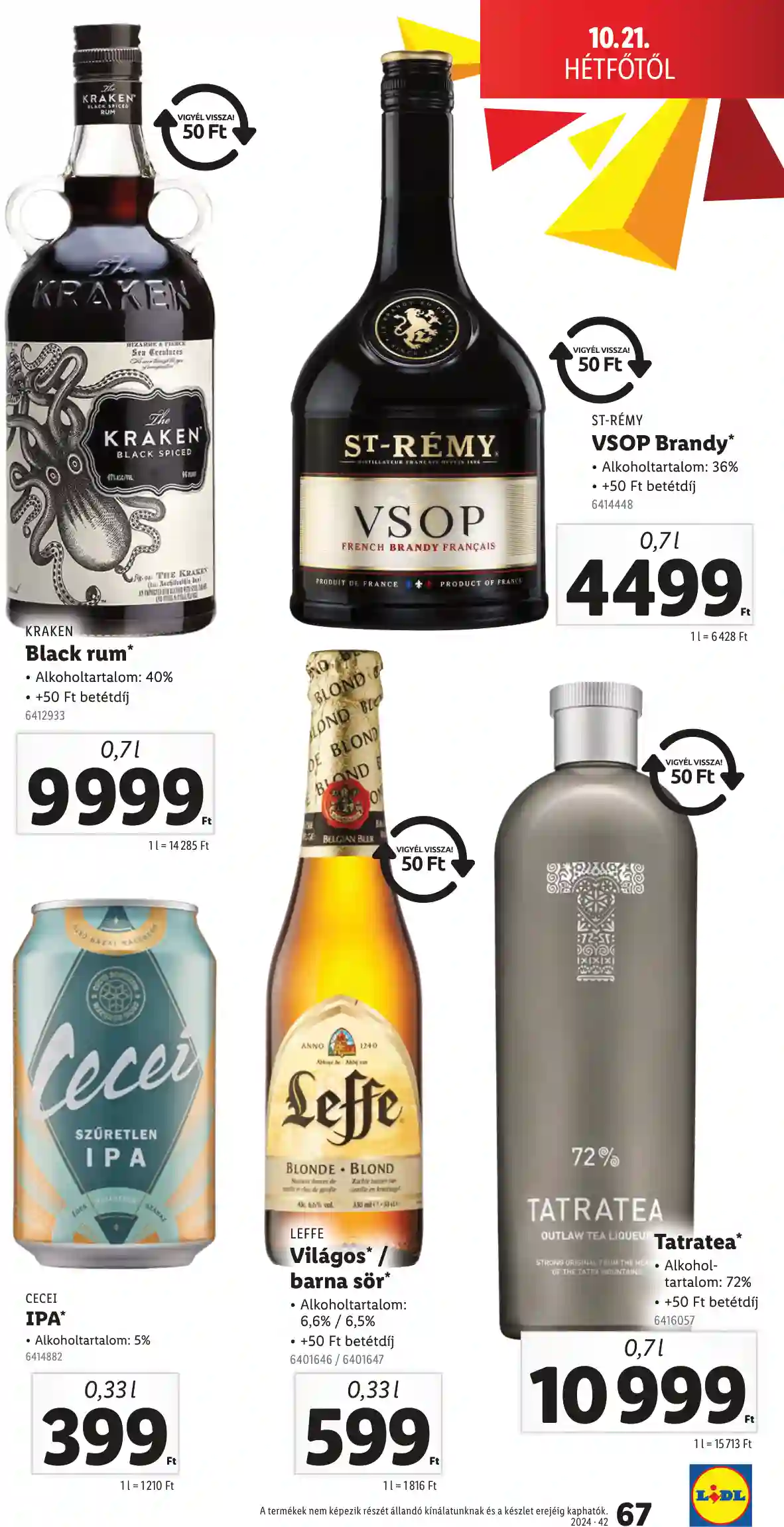 Lidl akciós újság 42. hét (Érvényes 10.17-től) (64 oldal)