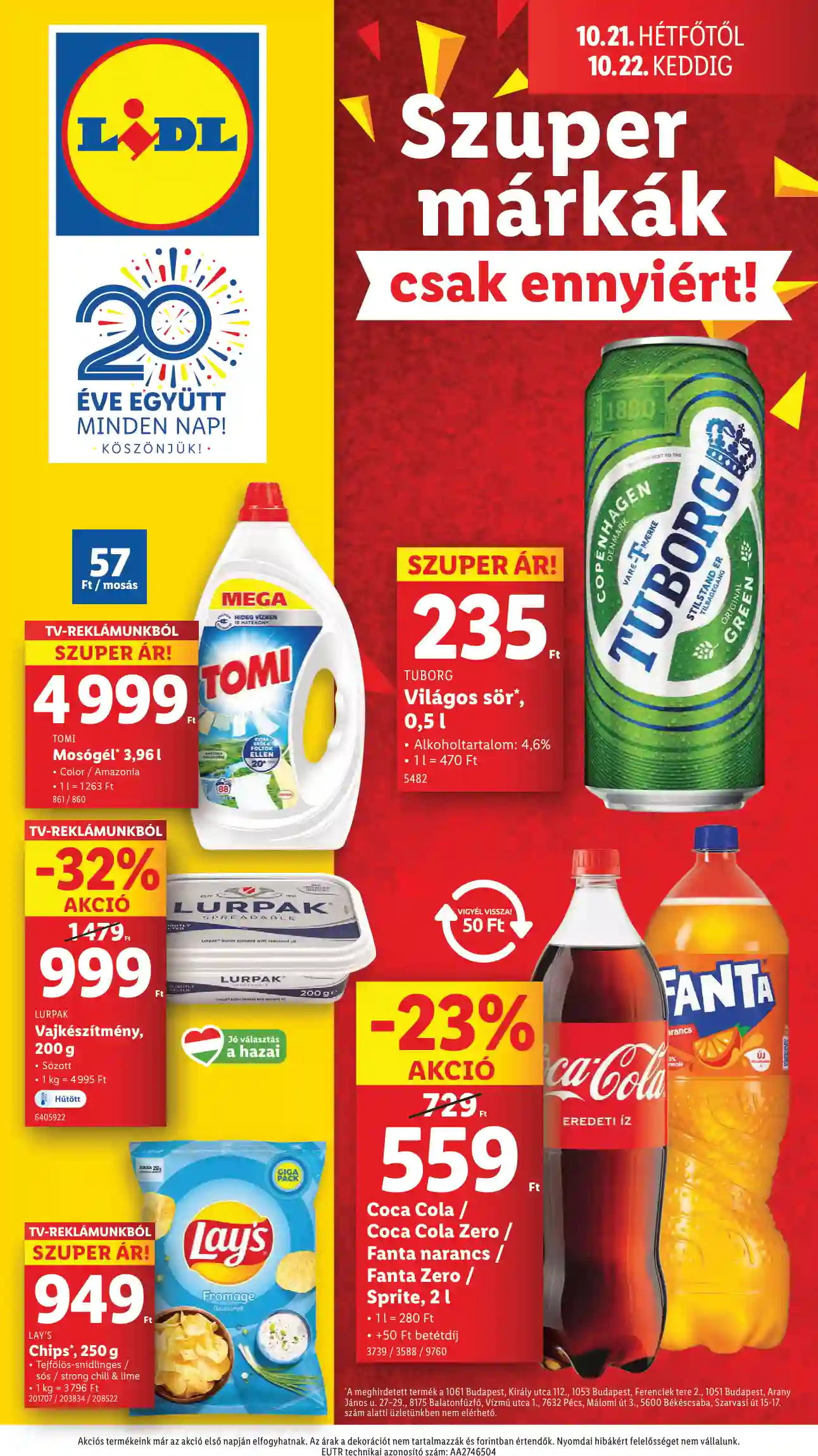 Lidl akciós újság 42. hét (Érvényes 10.17-től) (67 oldal)