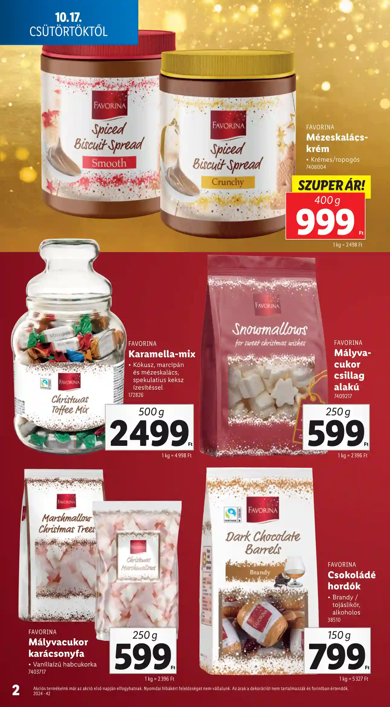 Lidl akciós újság 42. hét (Érvényes 10.17-től) (2 oldal)