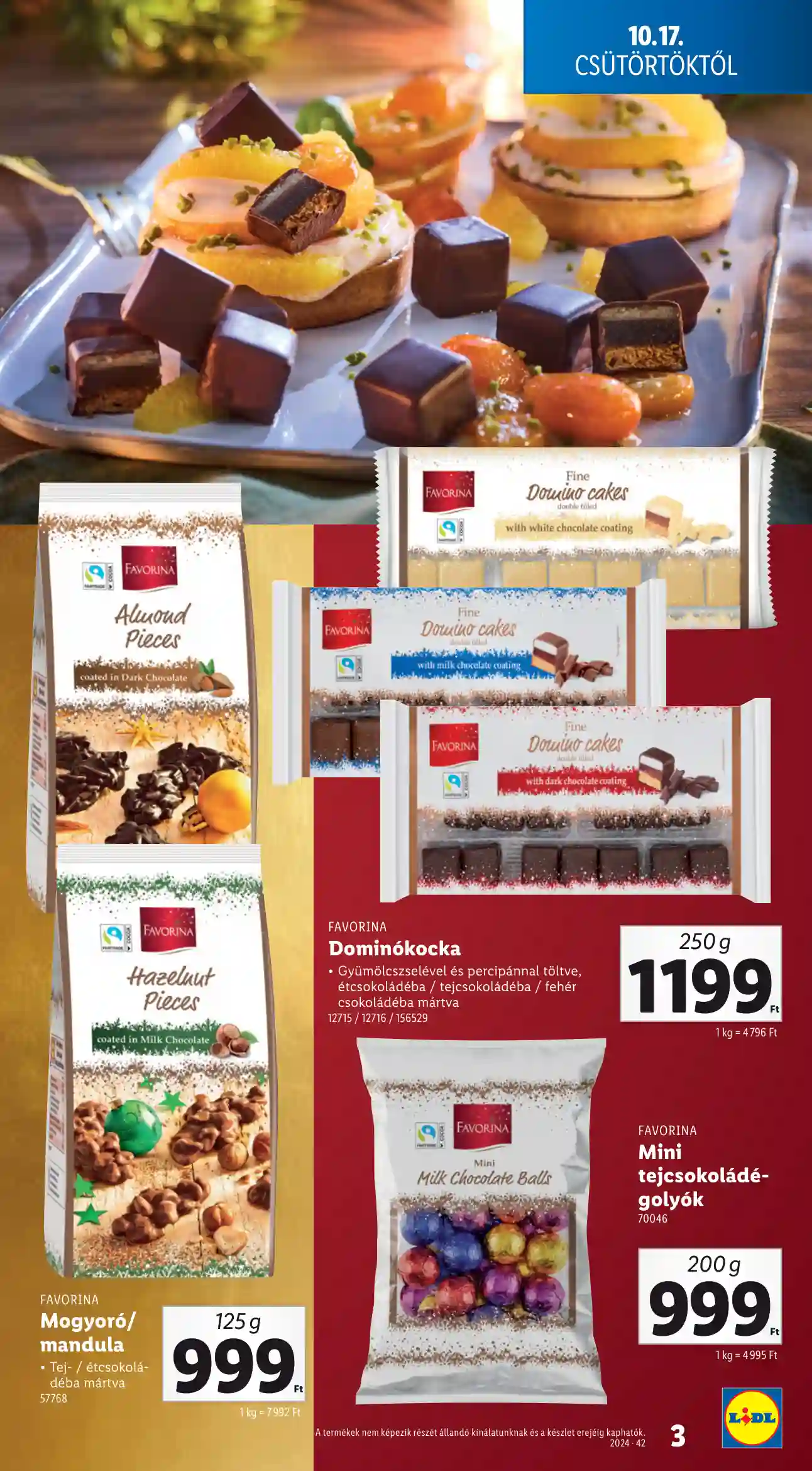 Lidl akciós újság 42. hét (Érvényes 10.17-től) (7 oldal)