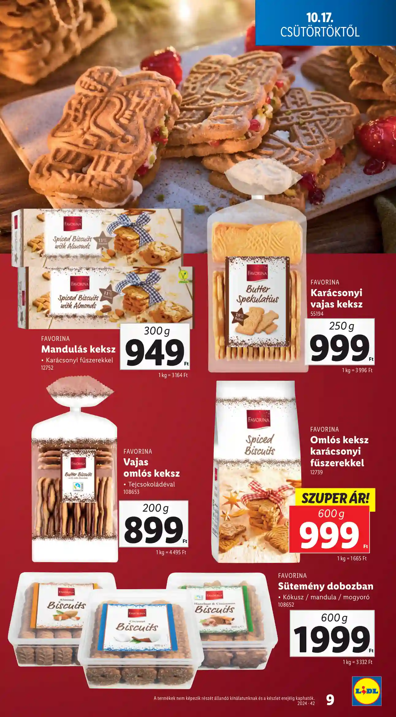 Lidl akciós újság 42. hét (Érvényes 10.17-től) (13 oldal)