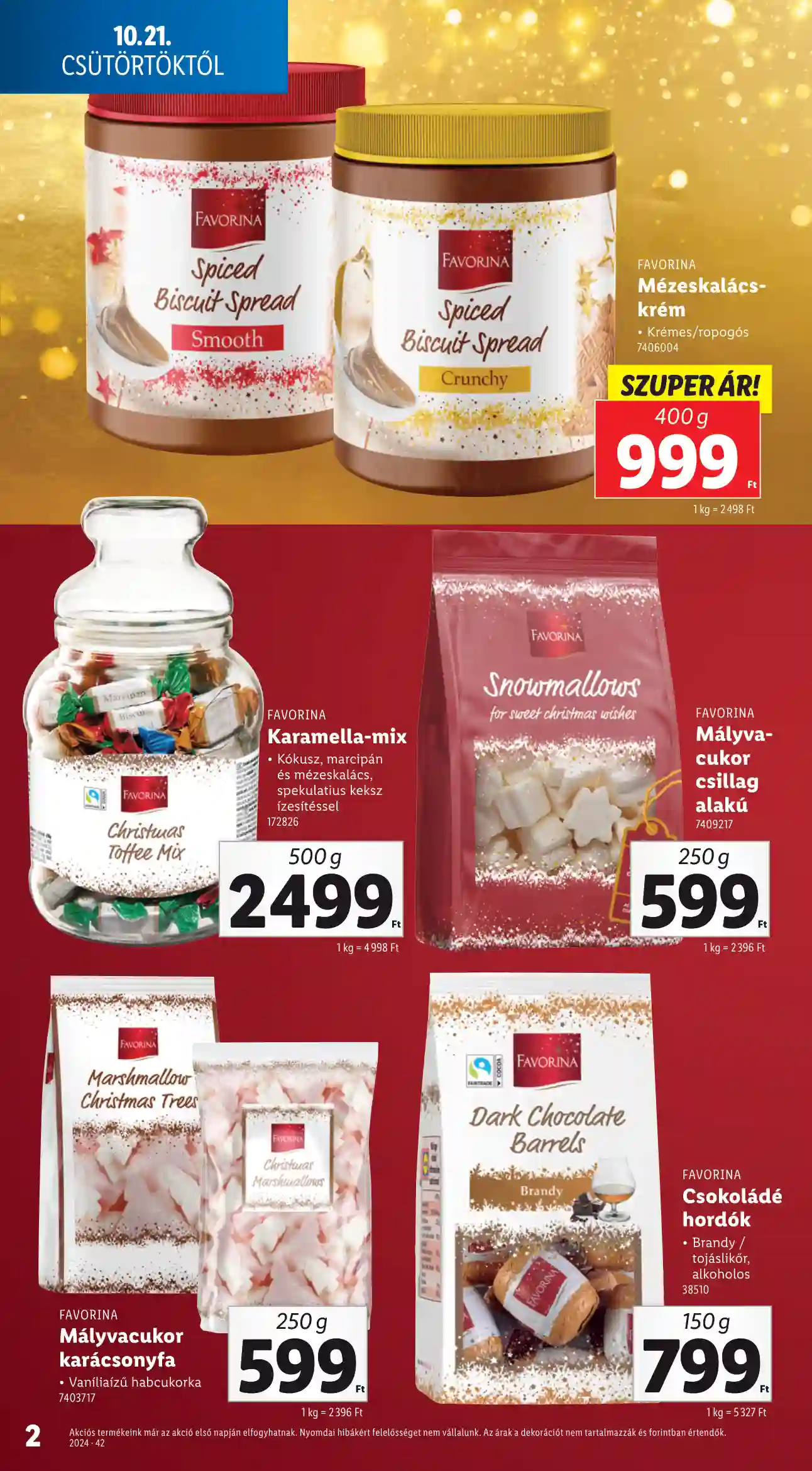 Lidl akciós újság 42. hét (Érvényes 11.21-től) (2 oldal)