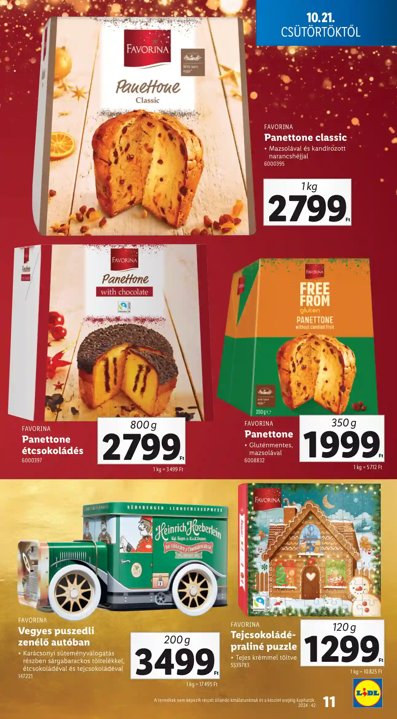 Lidl akciós újság 42. hét (Érvényes 11.21-től) (3 oldal)