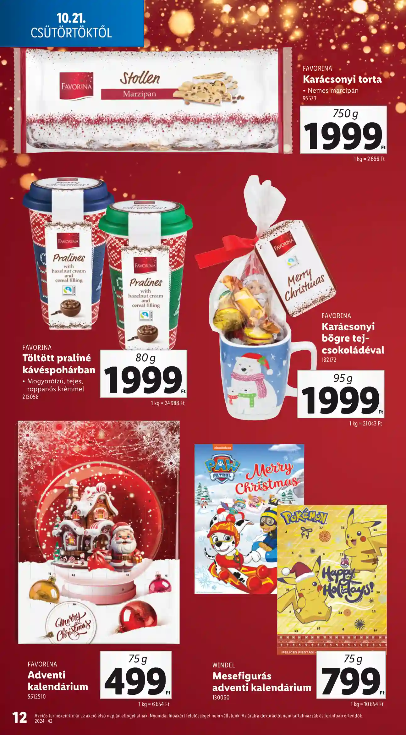 Lidl akciós újság 42. hét (Érvényes 11.21-től) (4 oldal)
