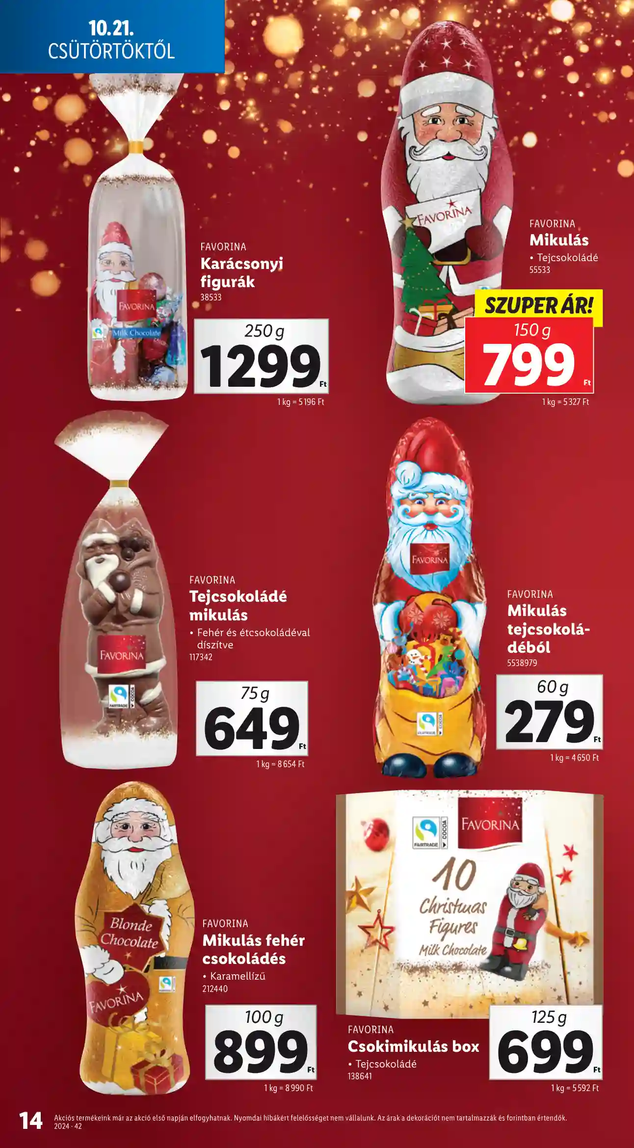 Lidl akciós újság 42. hét (Érvényes 11.21-től) (6 oldal)
