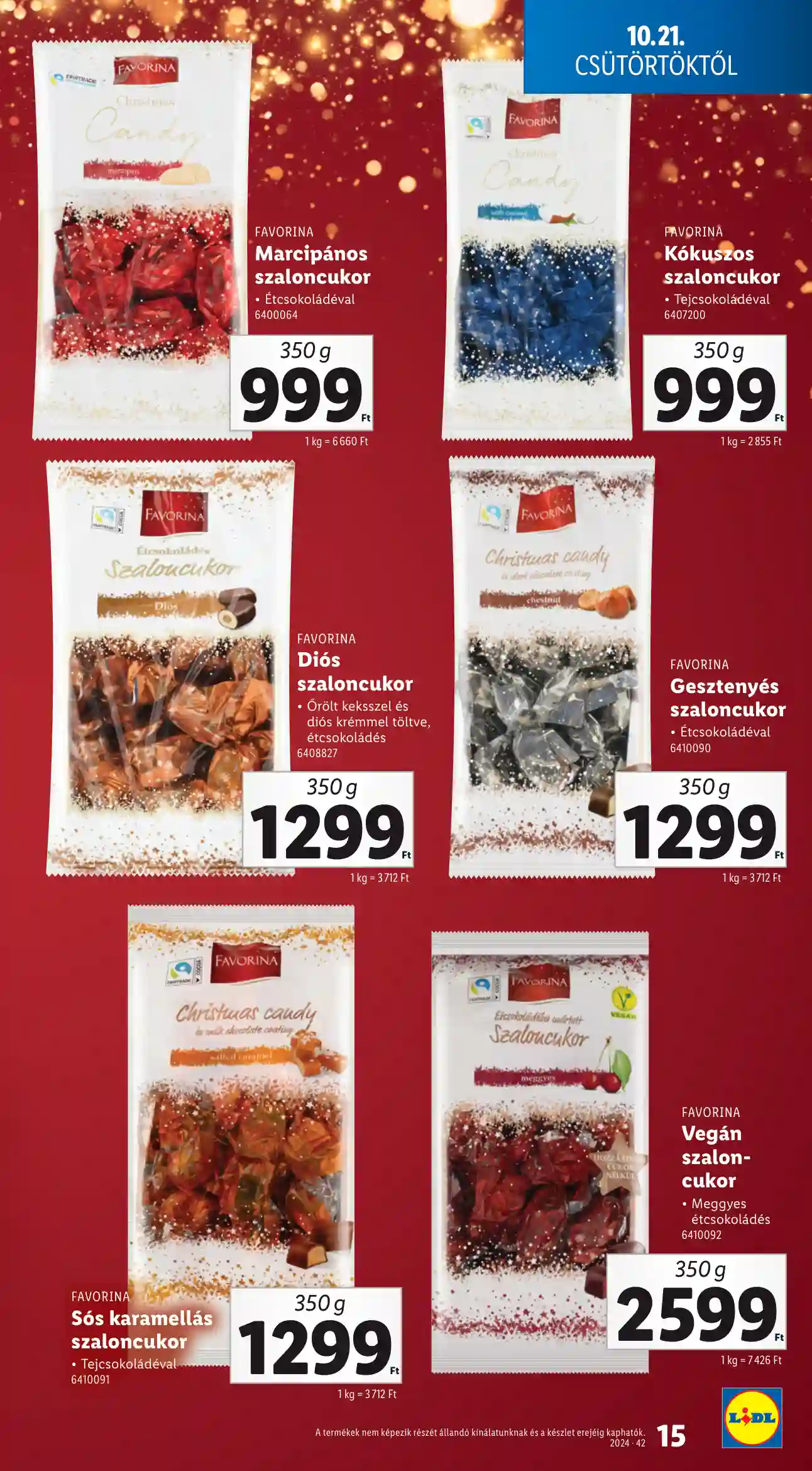 Lidl akciós újság 42. hét (Érvényes 11.21-től) (7 oldal)