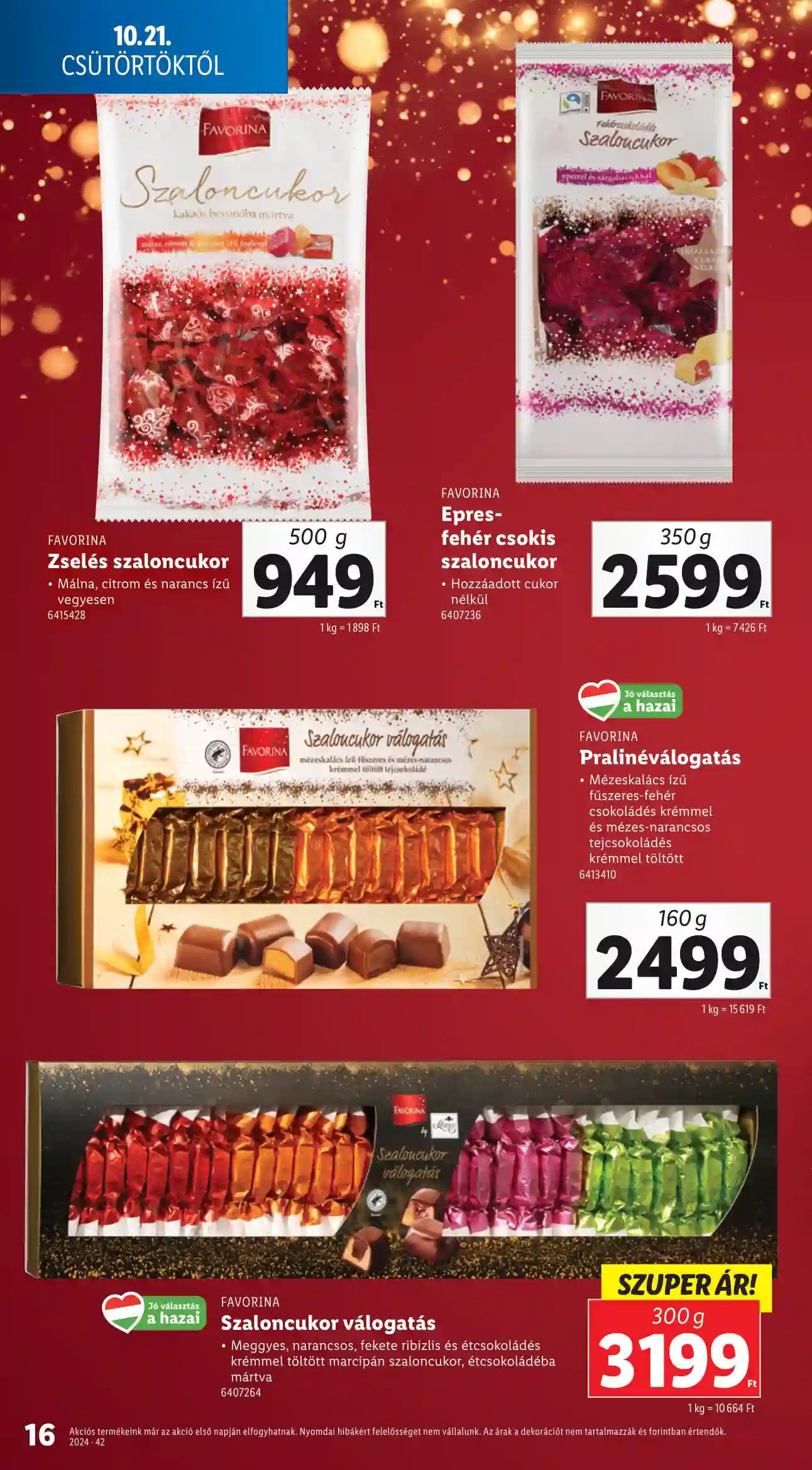 Lidl akciós újság 42. hét (Érvényes 11.21-től) (8 oldal)