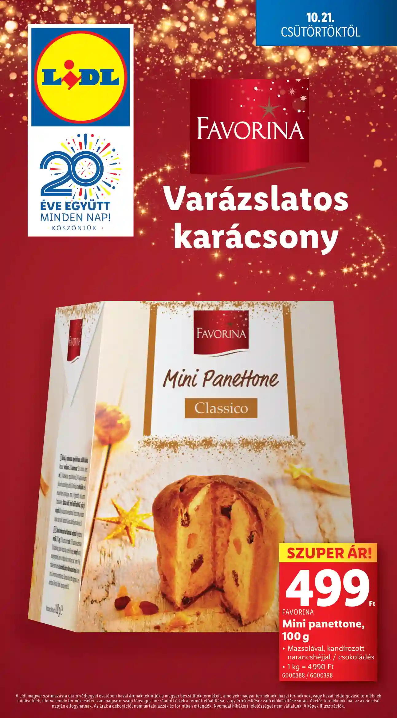 Lidl akciós újság 42. hét (Érvényes 11.21-től) (10 oldal)