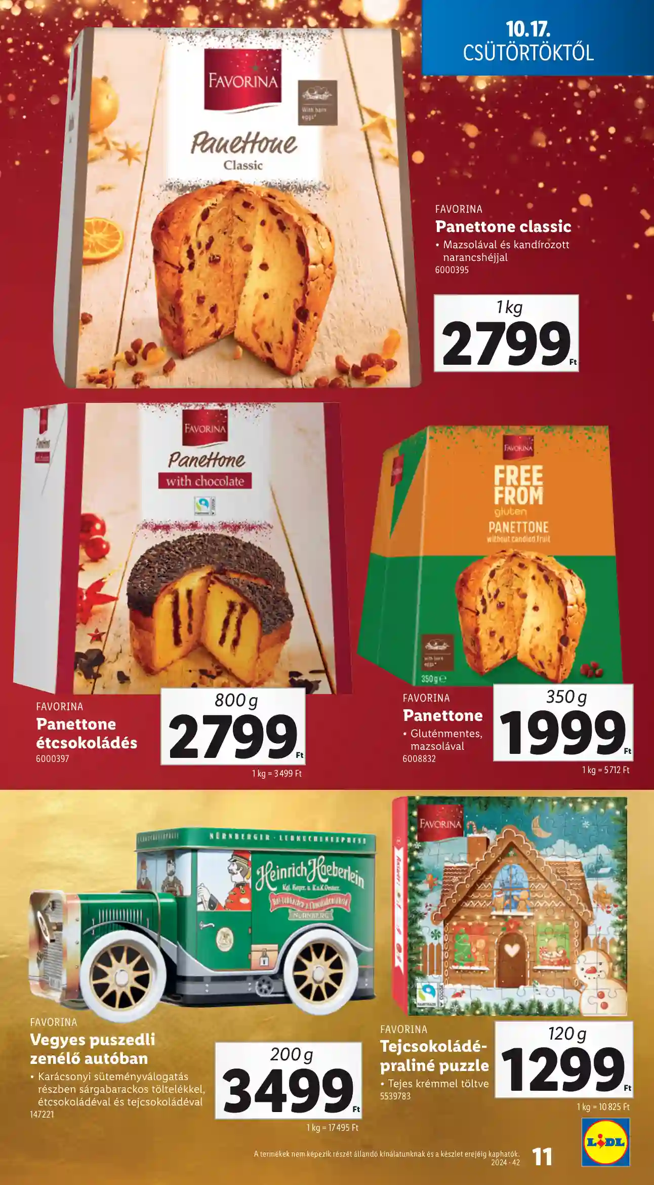 Lidl akciós újság 42. hét (Érvényes 10.17-től) (3 oldal)