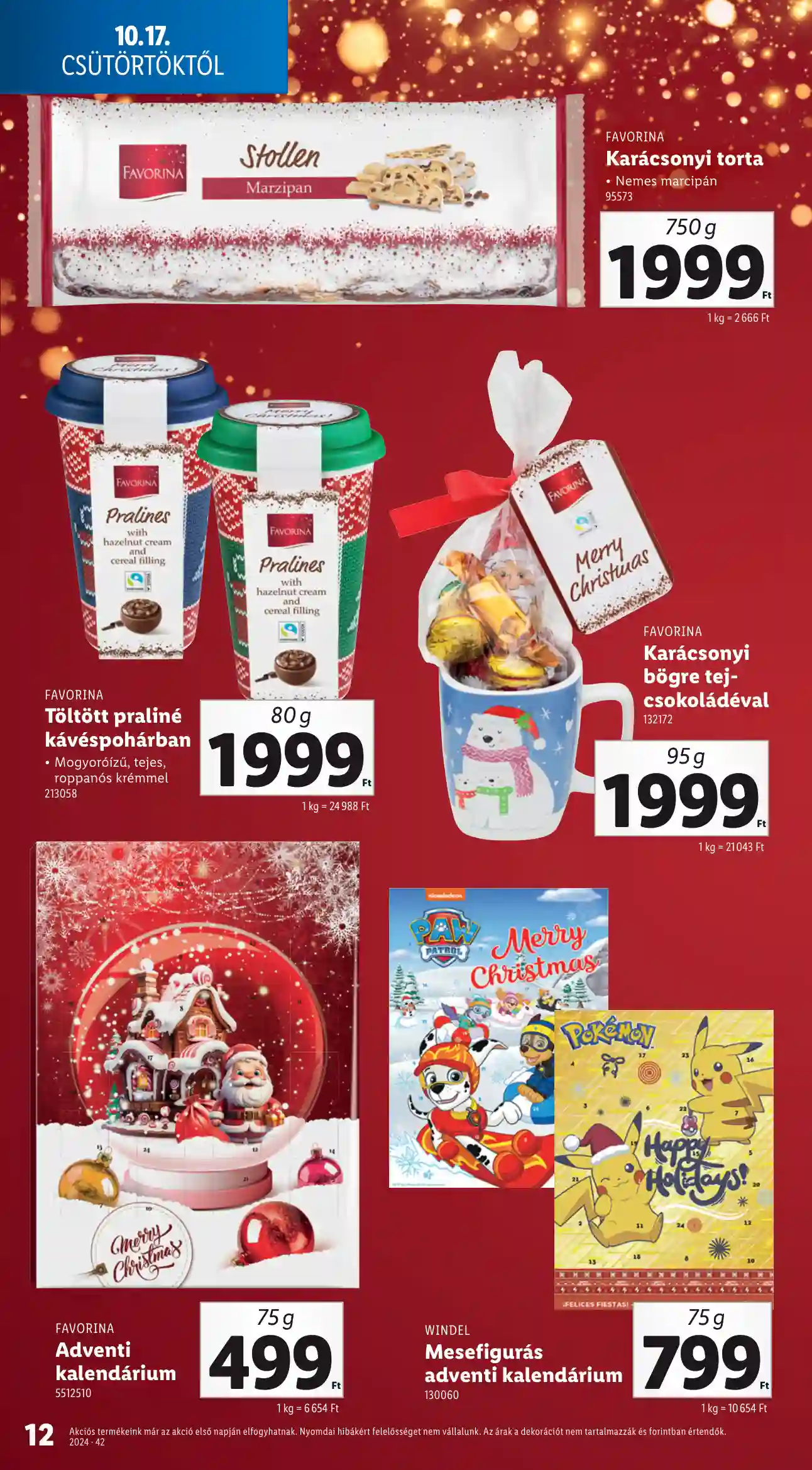Lidl akciós újság 42. hét (Érvényes 10.17-től) (4 oldal)