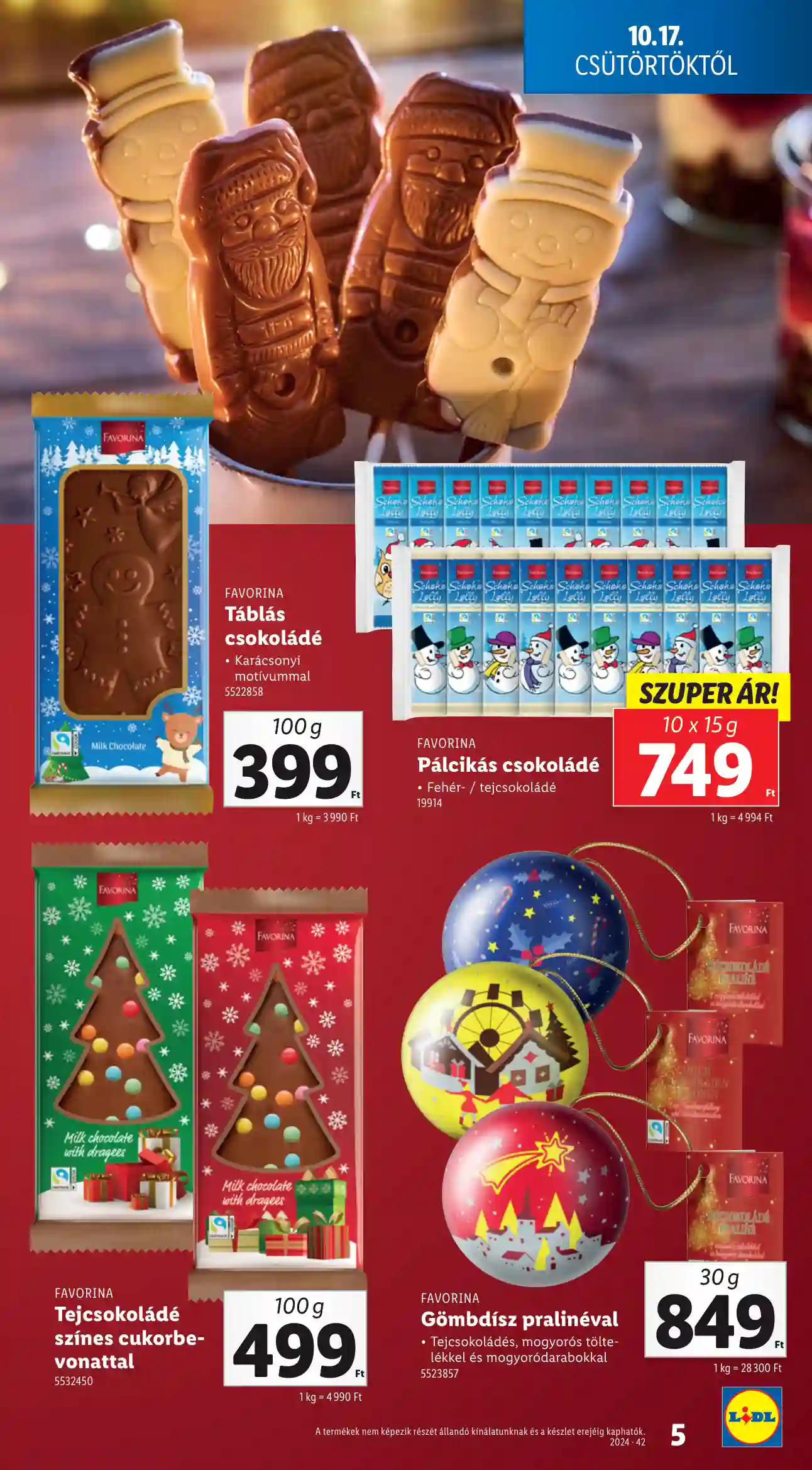 Lidl akciós újság 42. hét (Érvényes 10.17-től) (9 oldal)