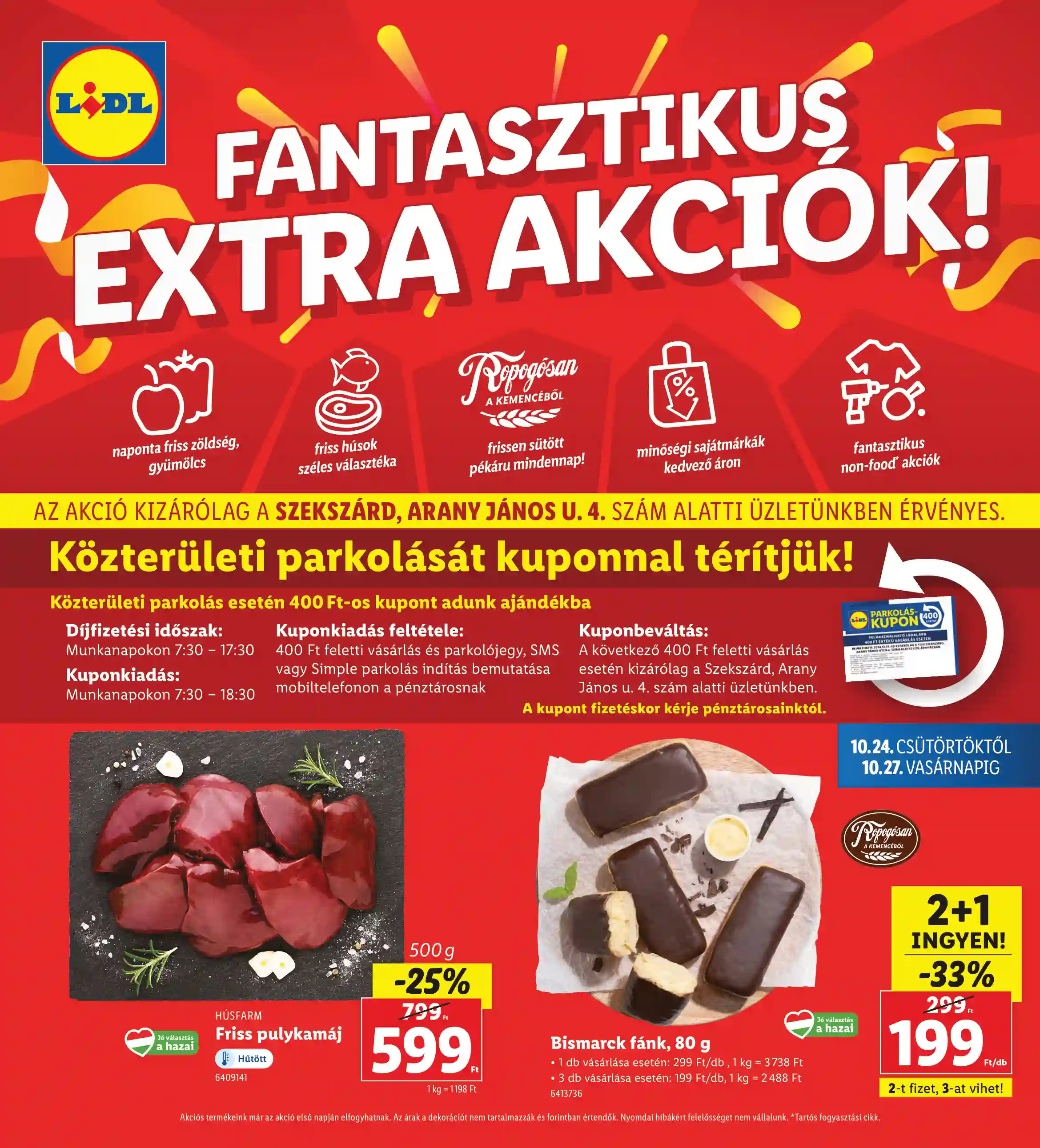 LIDL Regionális akciók – Szekszárd 43.hét
