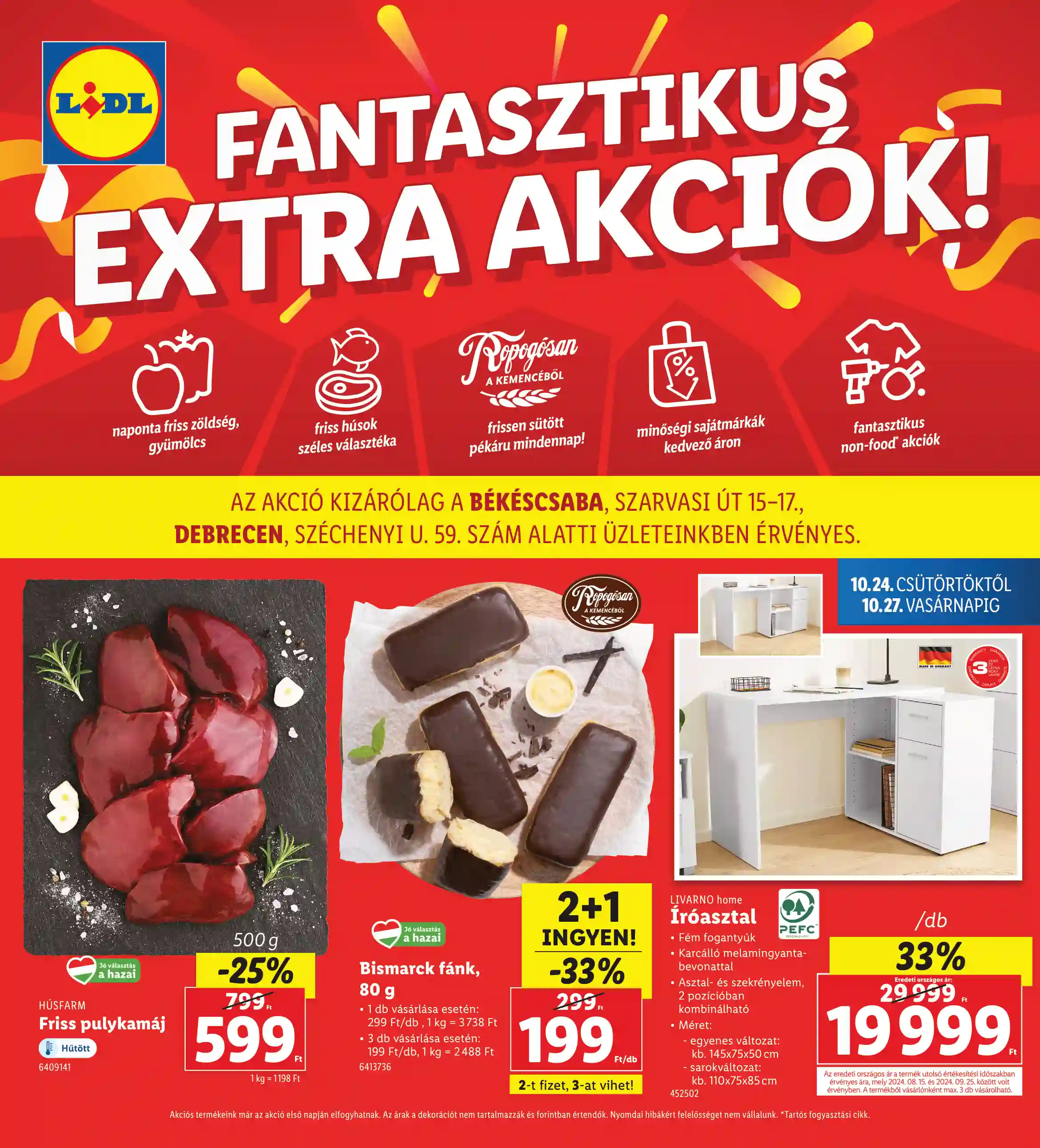 LIDL Regionális akciók 43.hét