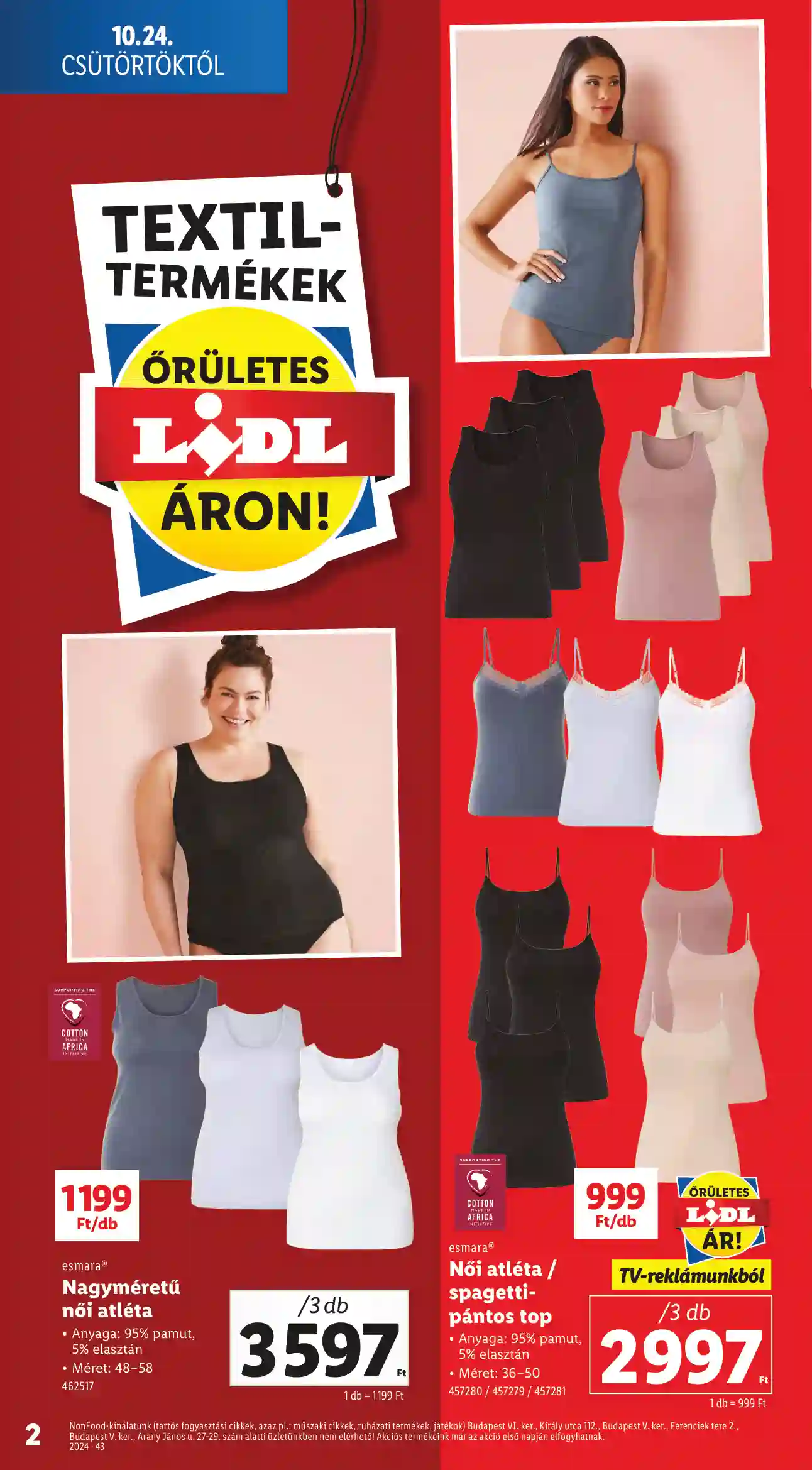 Lidl akciós újság 43. hét (Érvényes 10.24-től) (2 oldal)