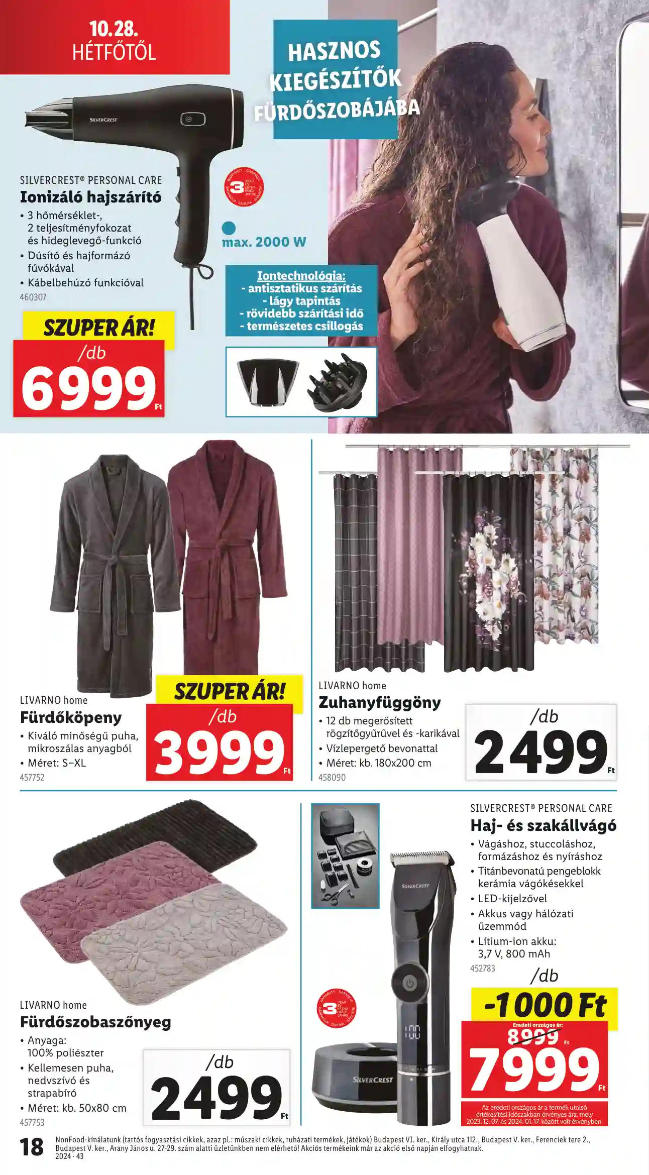 Lidl akciós újság 43. hét (Érvényes 10.24-től) (10 oldal)