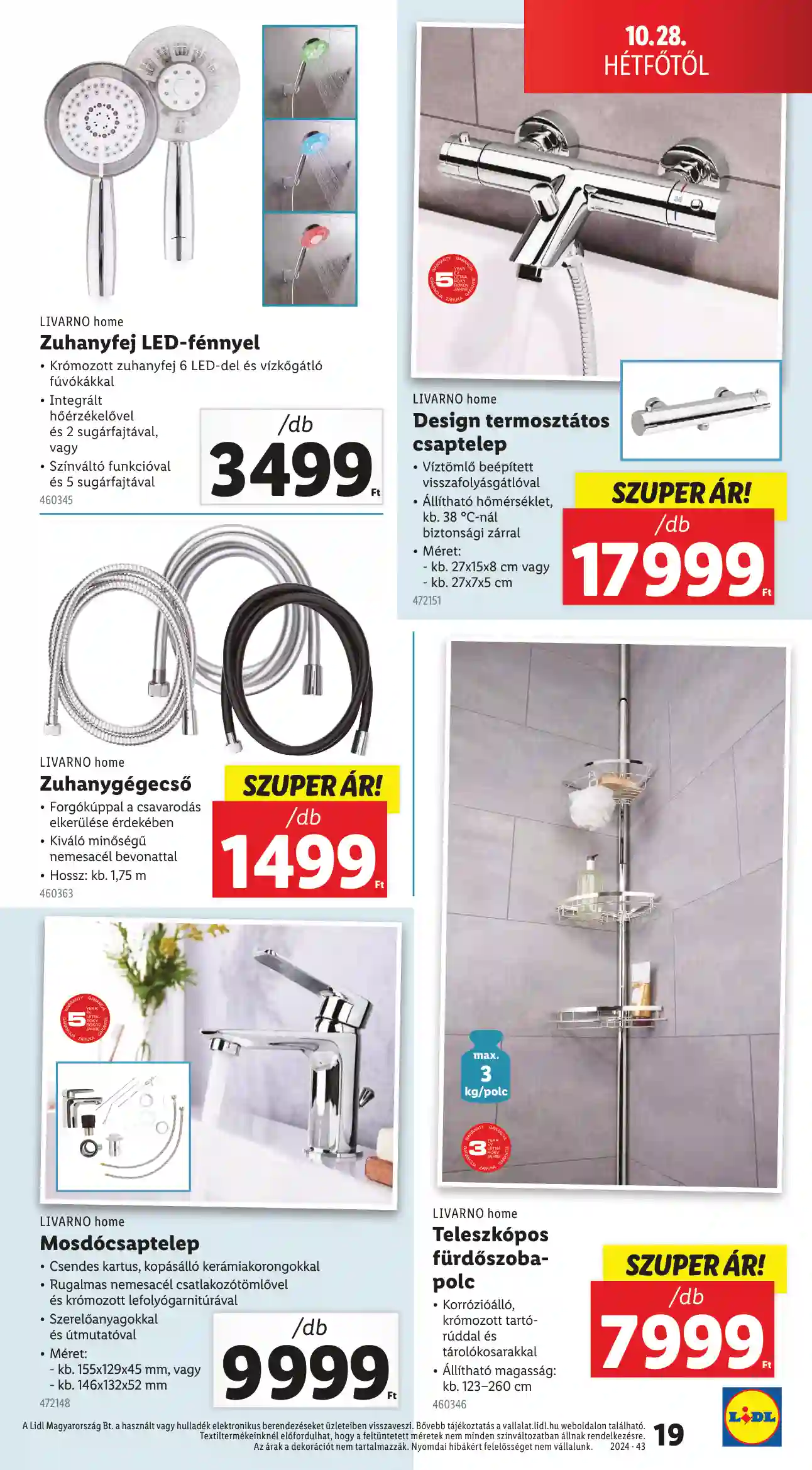 Lidl akciós újság 43. hét (Érvényes 10.24-től) (11 oldal)
