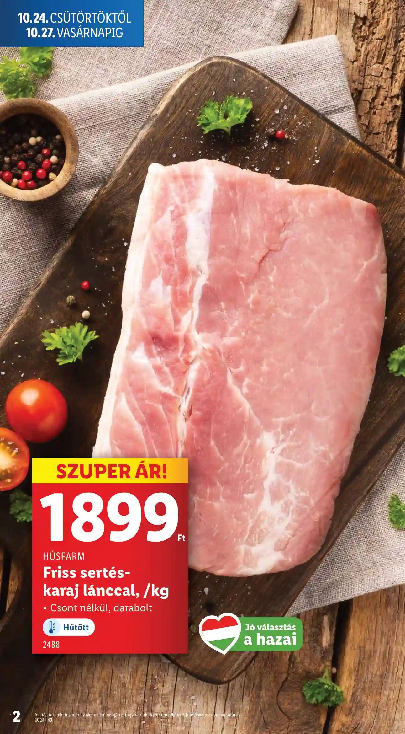 Lidl akciós újság 43. hét (Érvényes 10.24-től) (2 oldal)