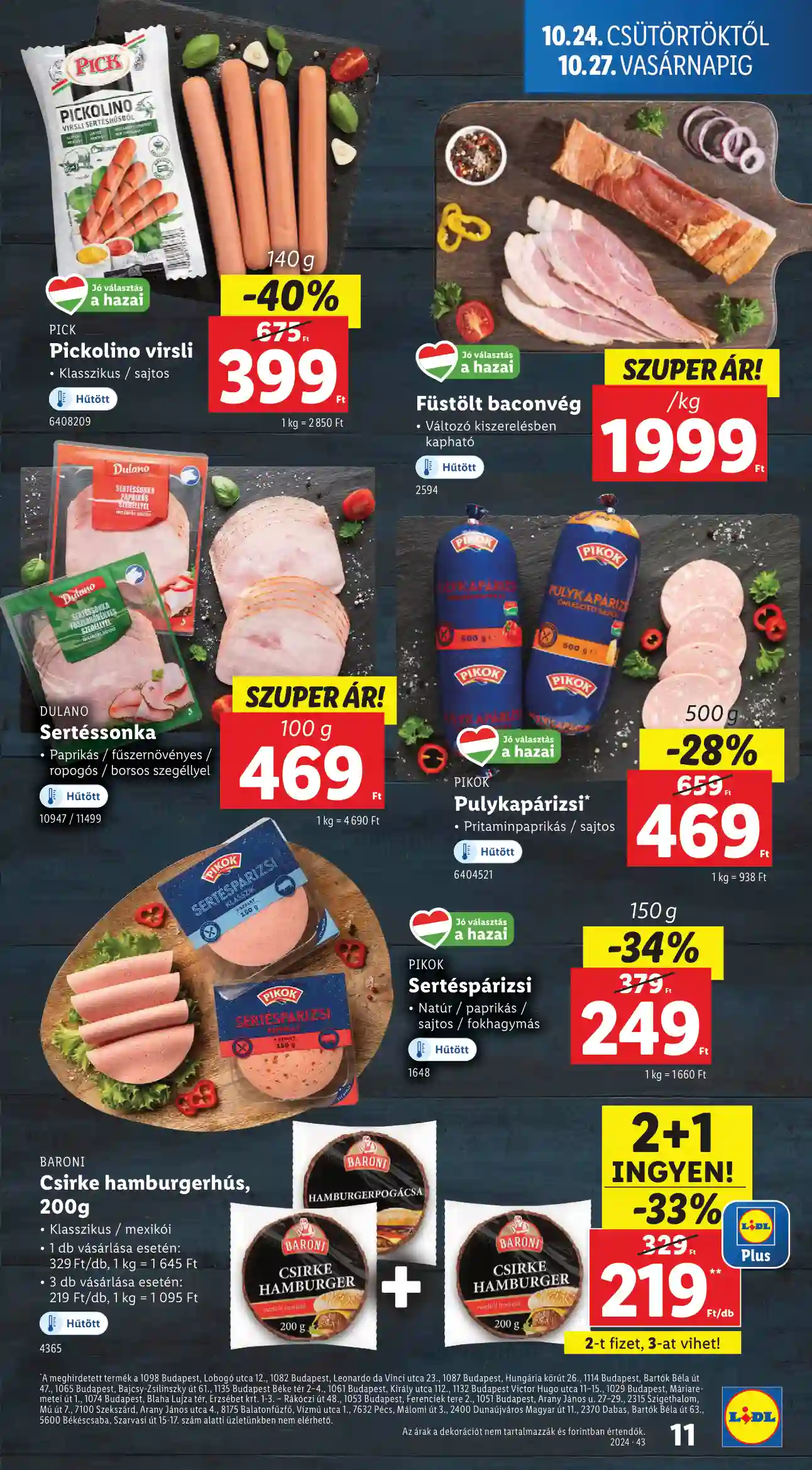 Lidl akciós újság 43. hét (Érvényes 10.24-től) (3 oldal)