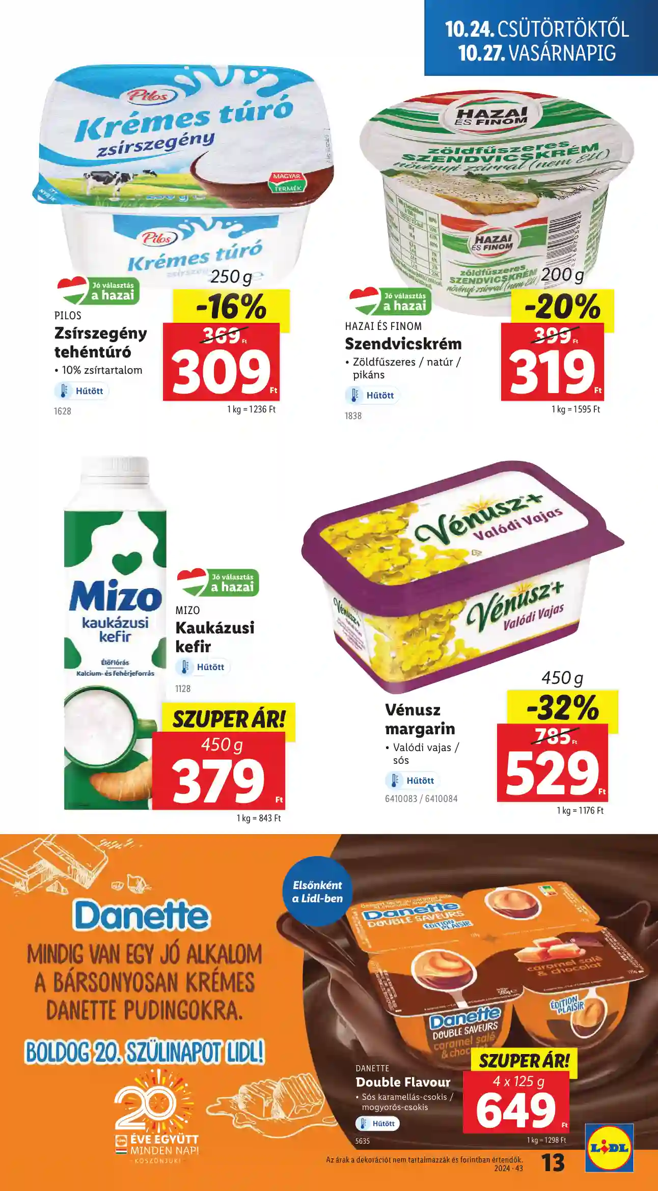 Lidl akciós újság 43. hét (Érvényes 10.24-től) (5 oldal)