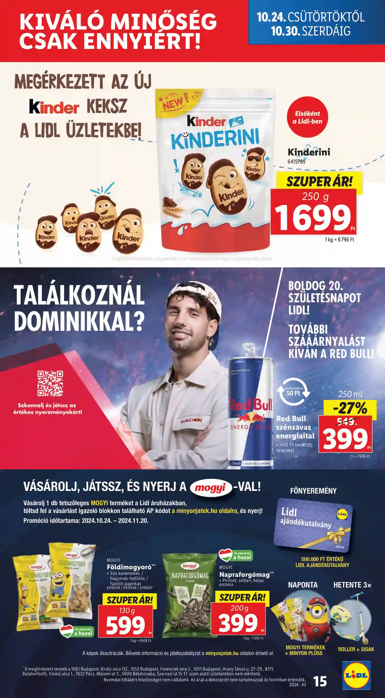 Lidl akciós újság 43. hét (Érvényes 10.24-től) (7 oldal)