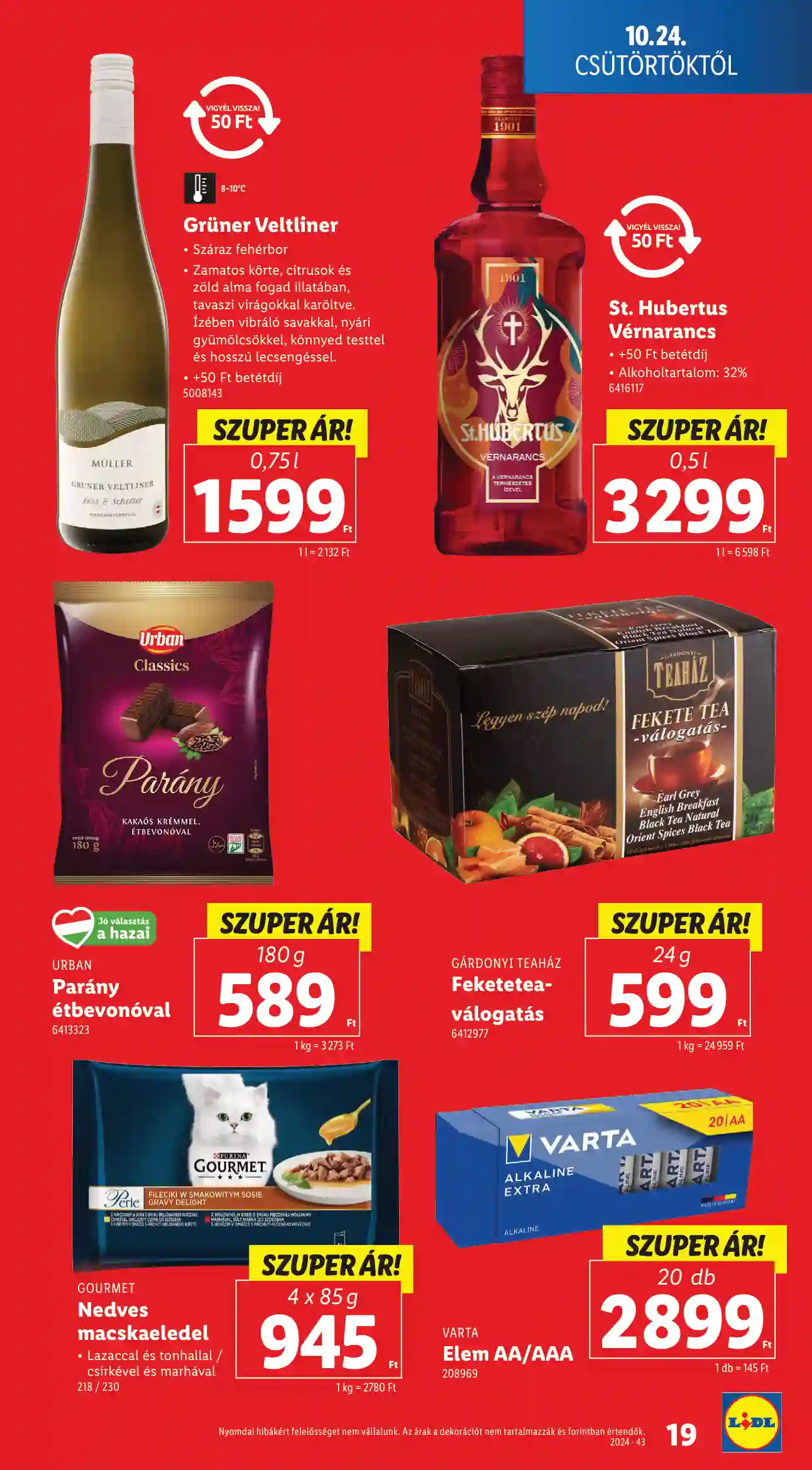 Lidl akciós újság 43. hét (Érvényes 10.24-től) (11 oldal)