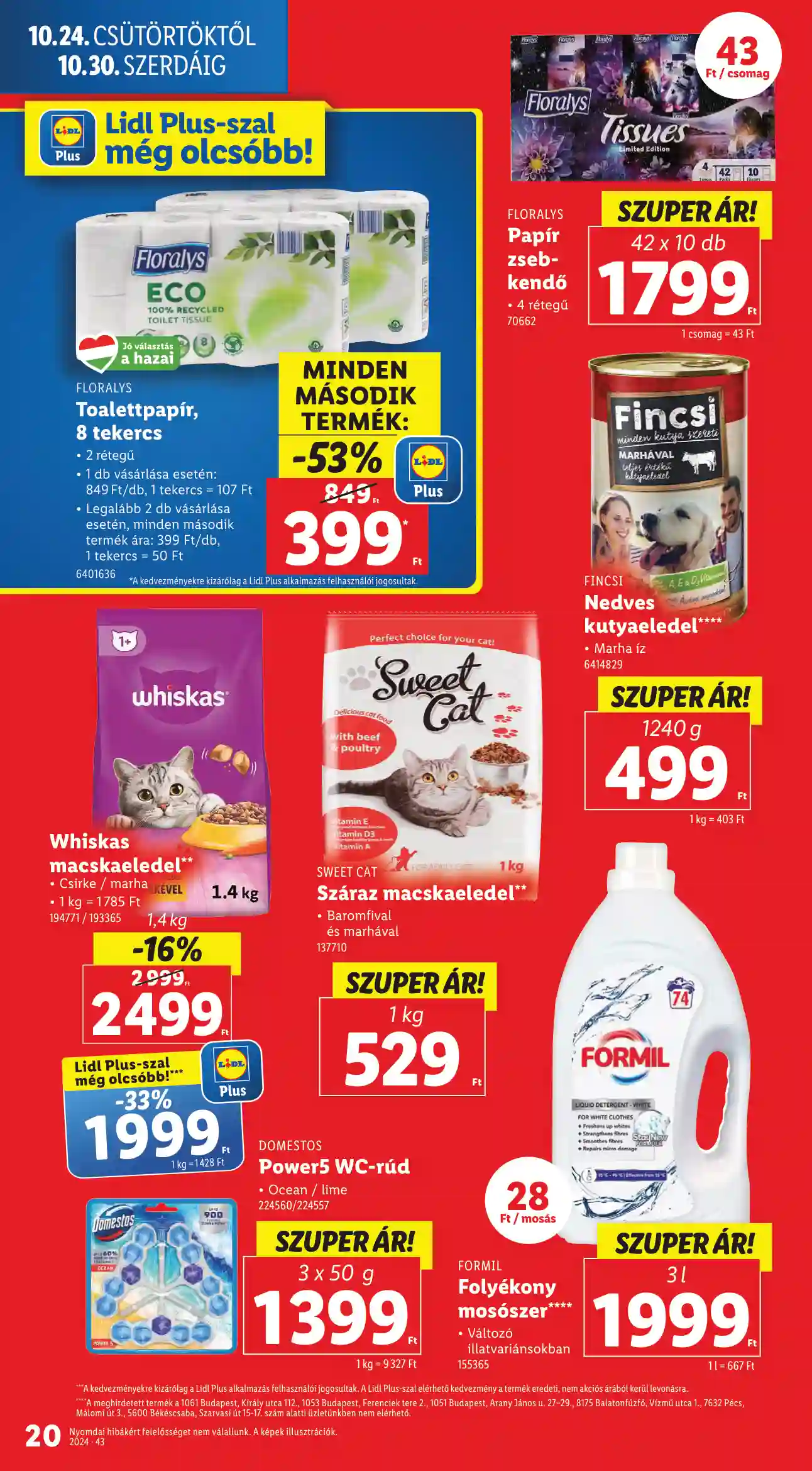 Lidl akciós újság 43. hét (Érvényes 10.24-től) (12 oldal)