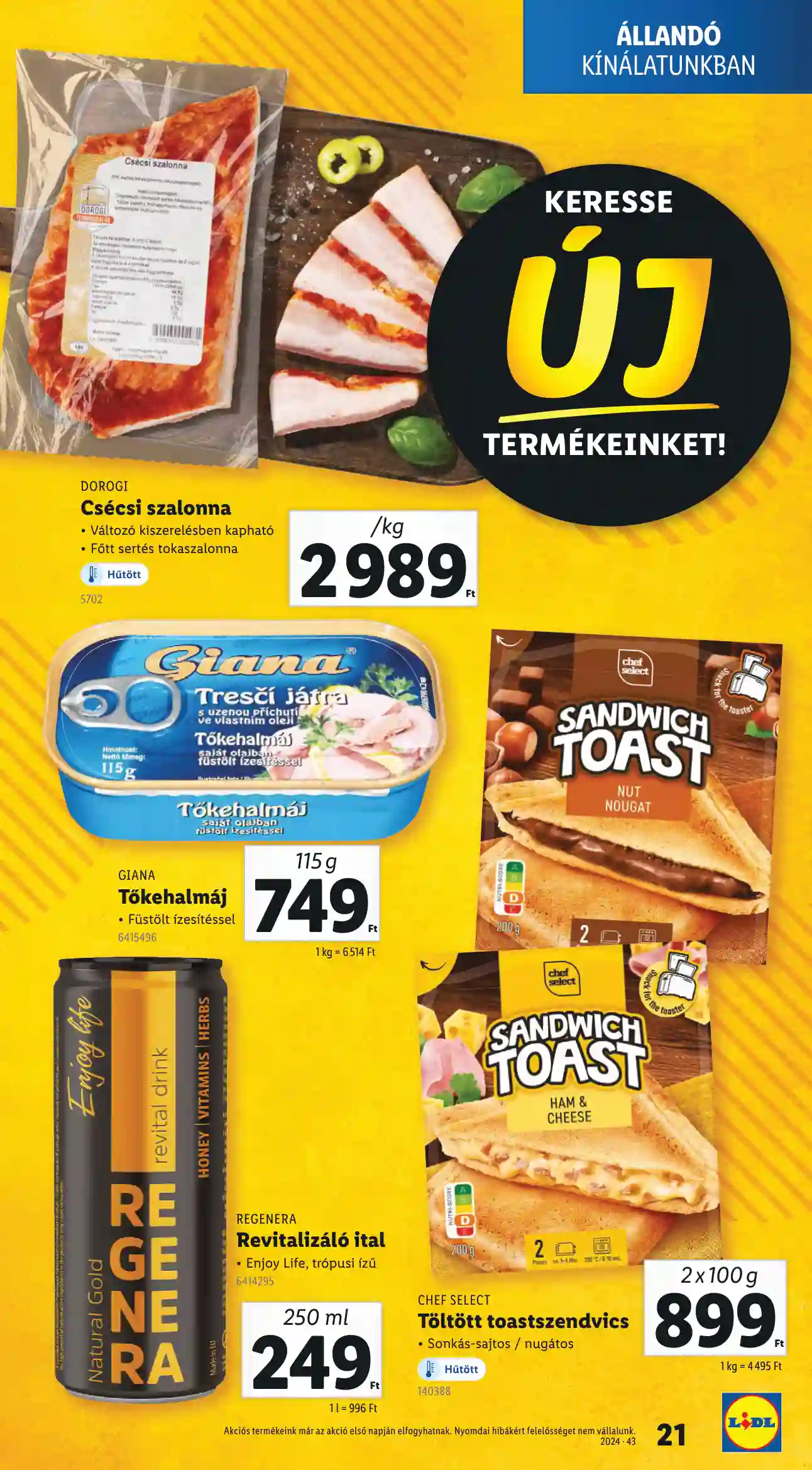 Lidl akciós újság 43. hét (Érvényes 10.24-től) (14 oldal)