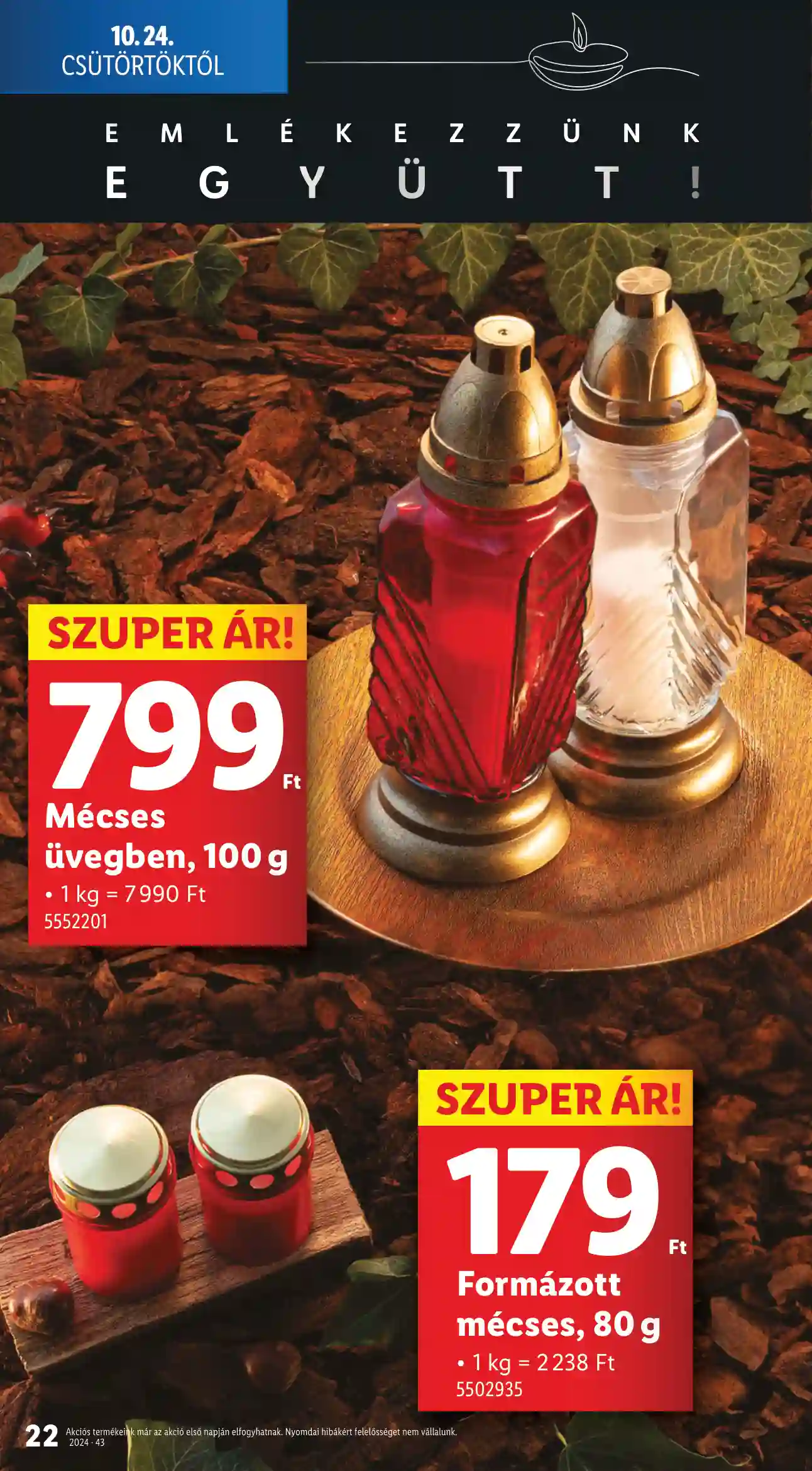 Lidl akciós újság 43. hét (Érvényes 10.24-től) (15 oldal)