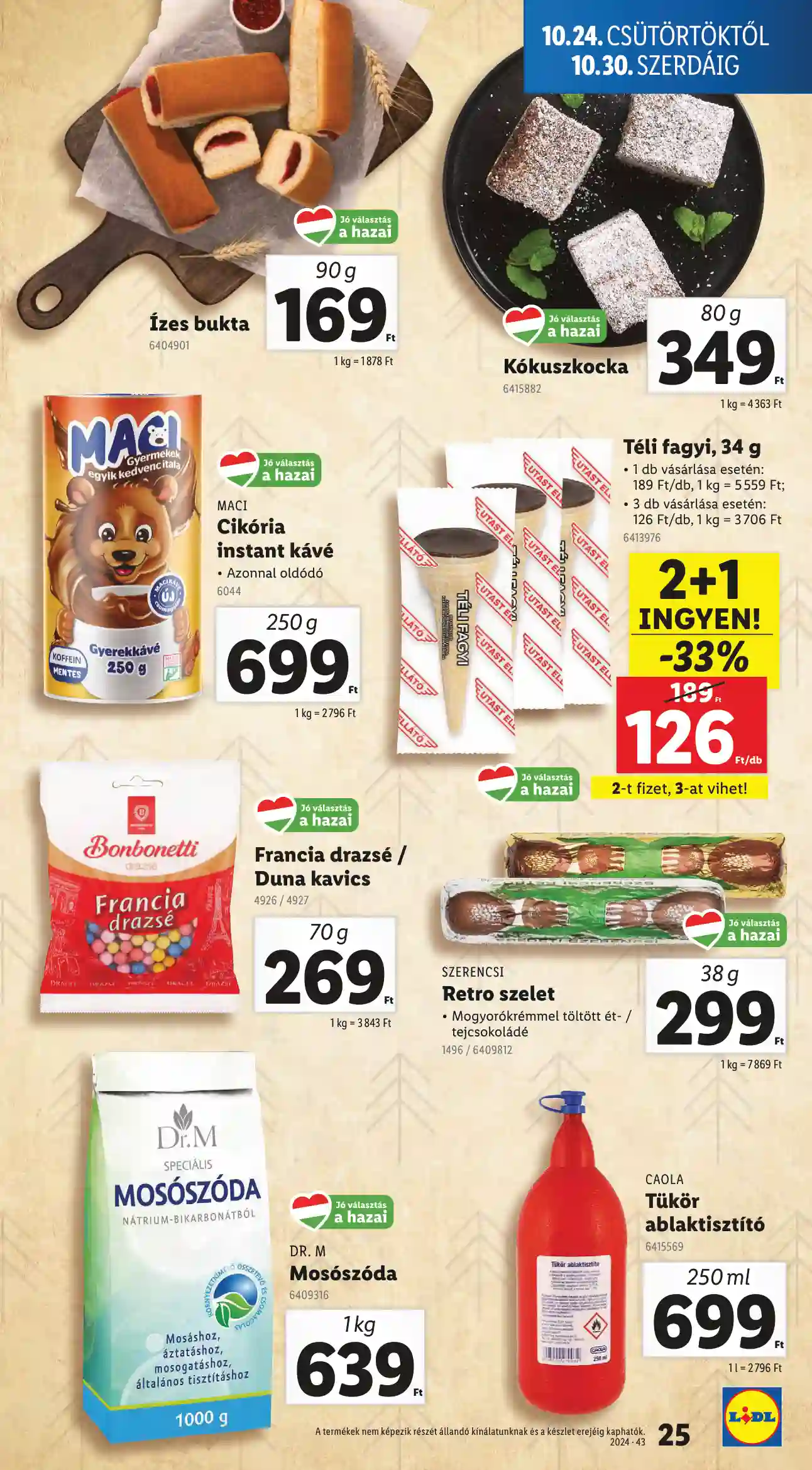 Lidl akciós újság 43. hét (Érvényes 10.24-től) (18 oldal)
