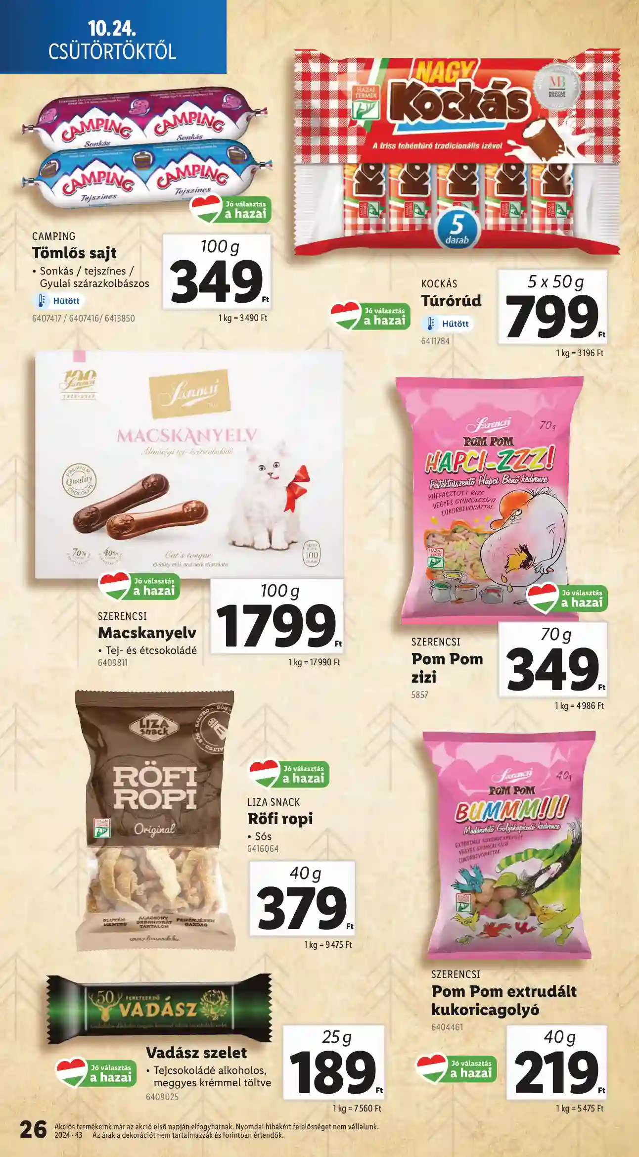 Lidl akciós újság 43. hét (Érvényes 10.24-től) (19 oldal)